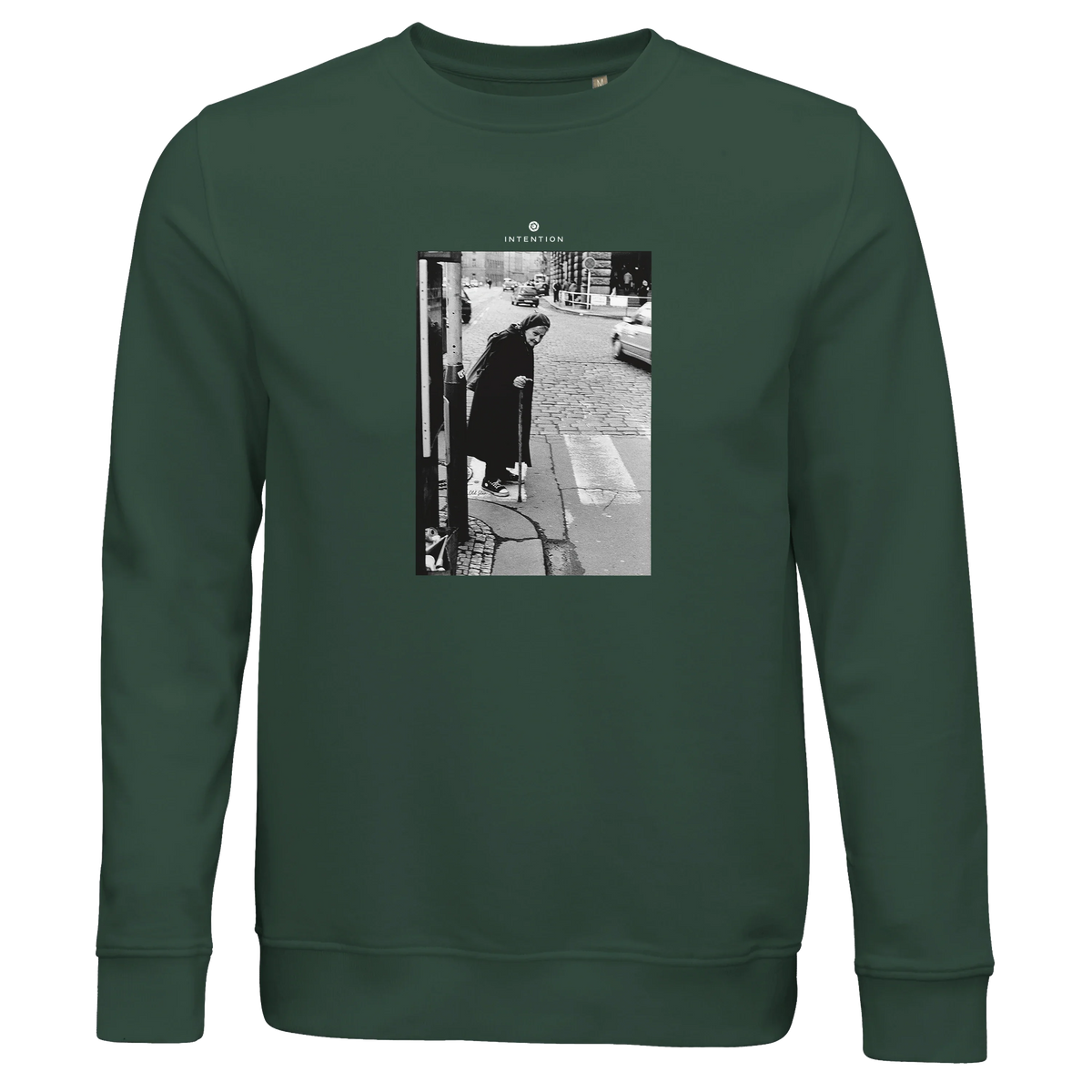 Respect - "Old Star" Sweatshirt Bottle Green 1