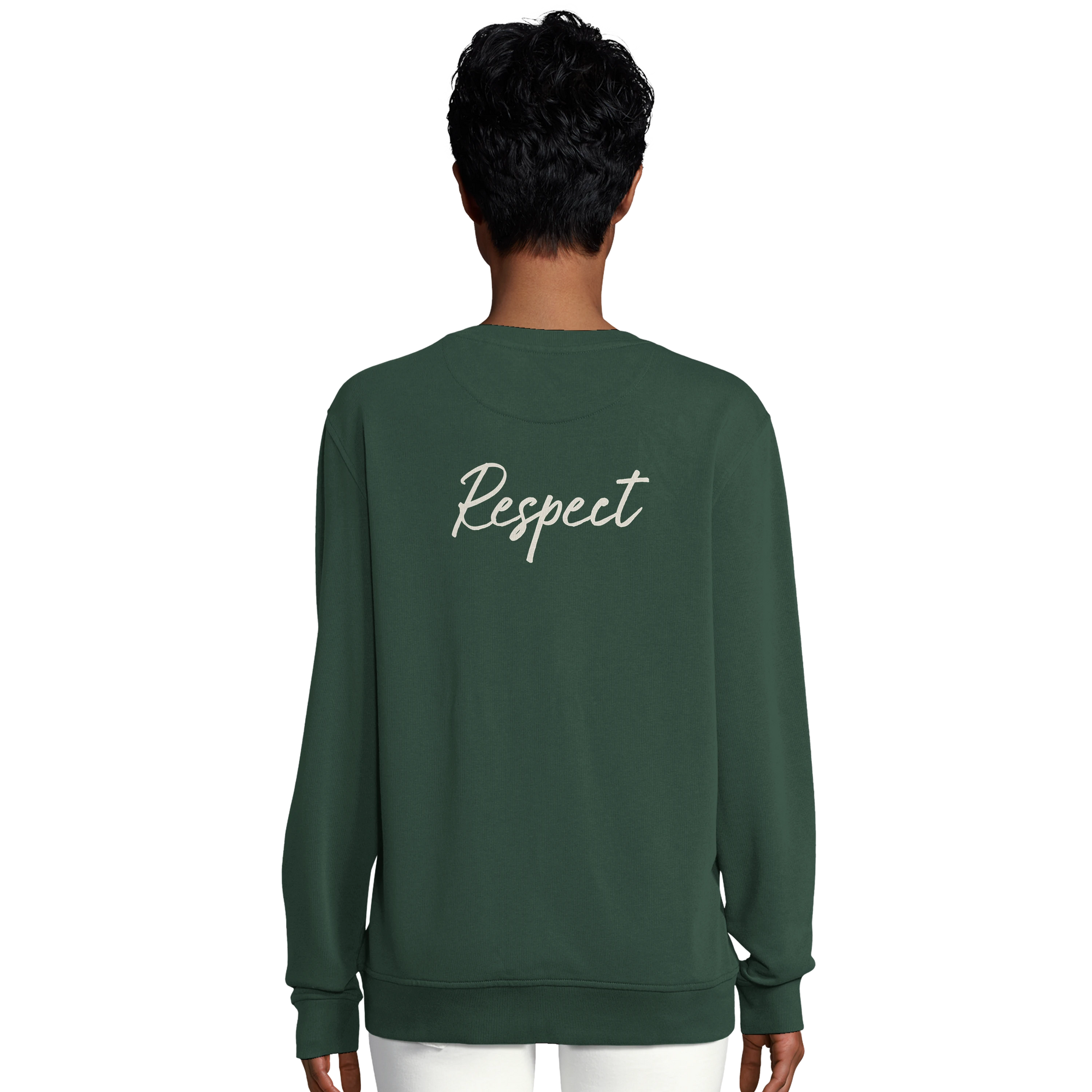 Respect - "Old Star" Sweatshirt Bottle Green 5