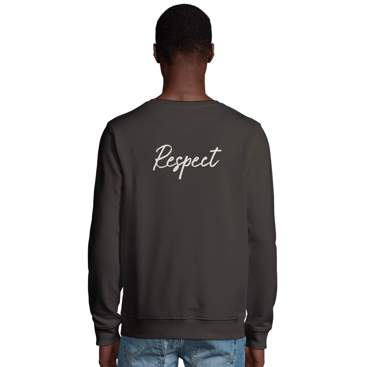 Respect - "Old Star" Sweatshirt deep charcoal grey 3