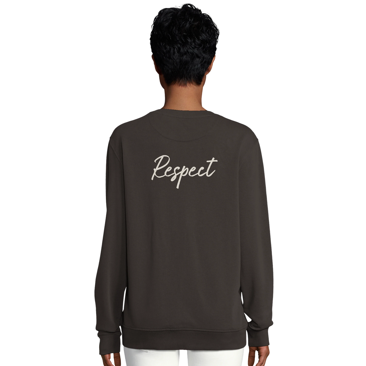 Respect - "Old Star" Sweatshirt deep charcoal grey 5