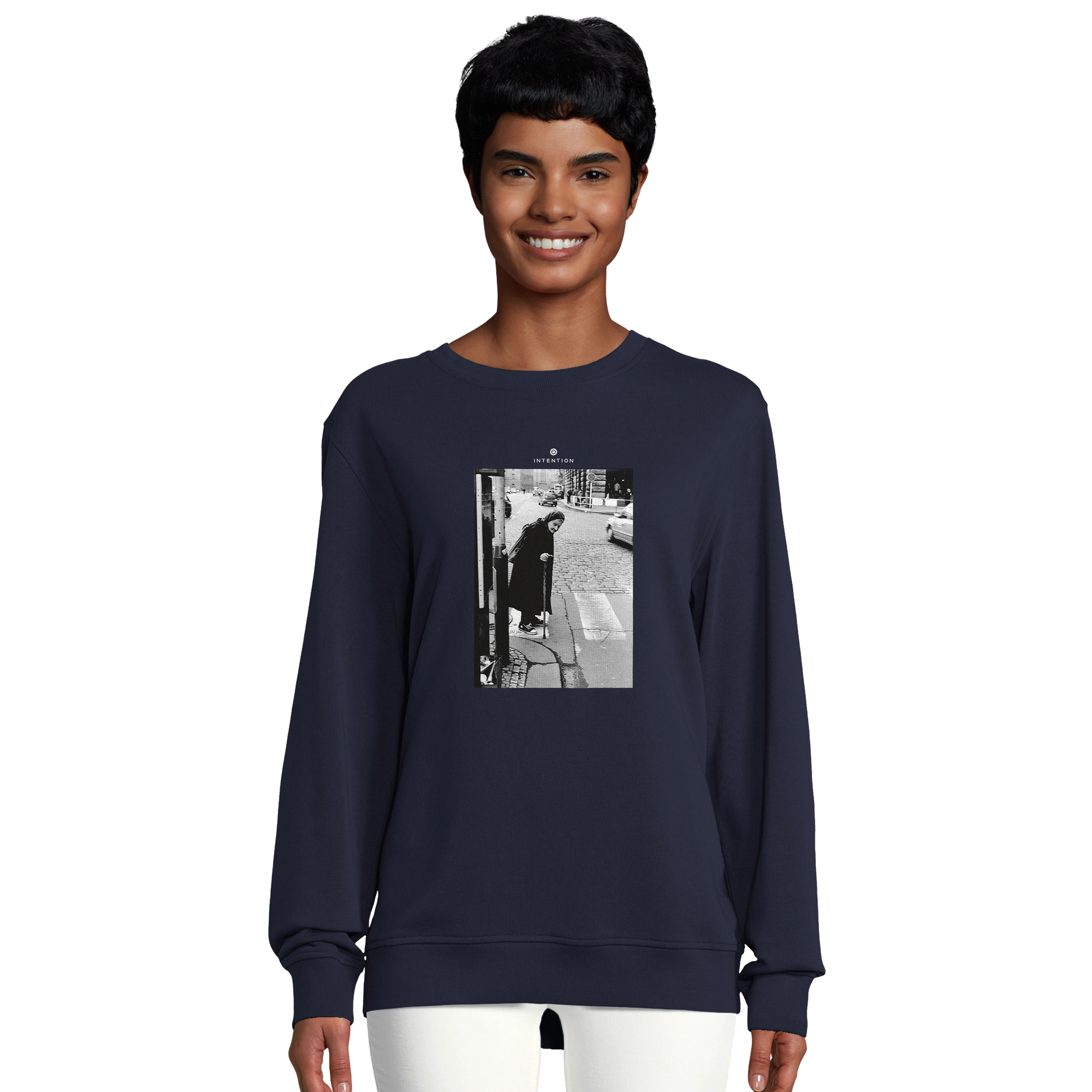Respect - "Old Star" Sweatshirt French Navy 6