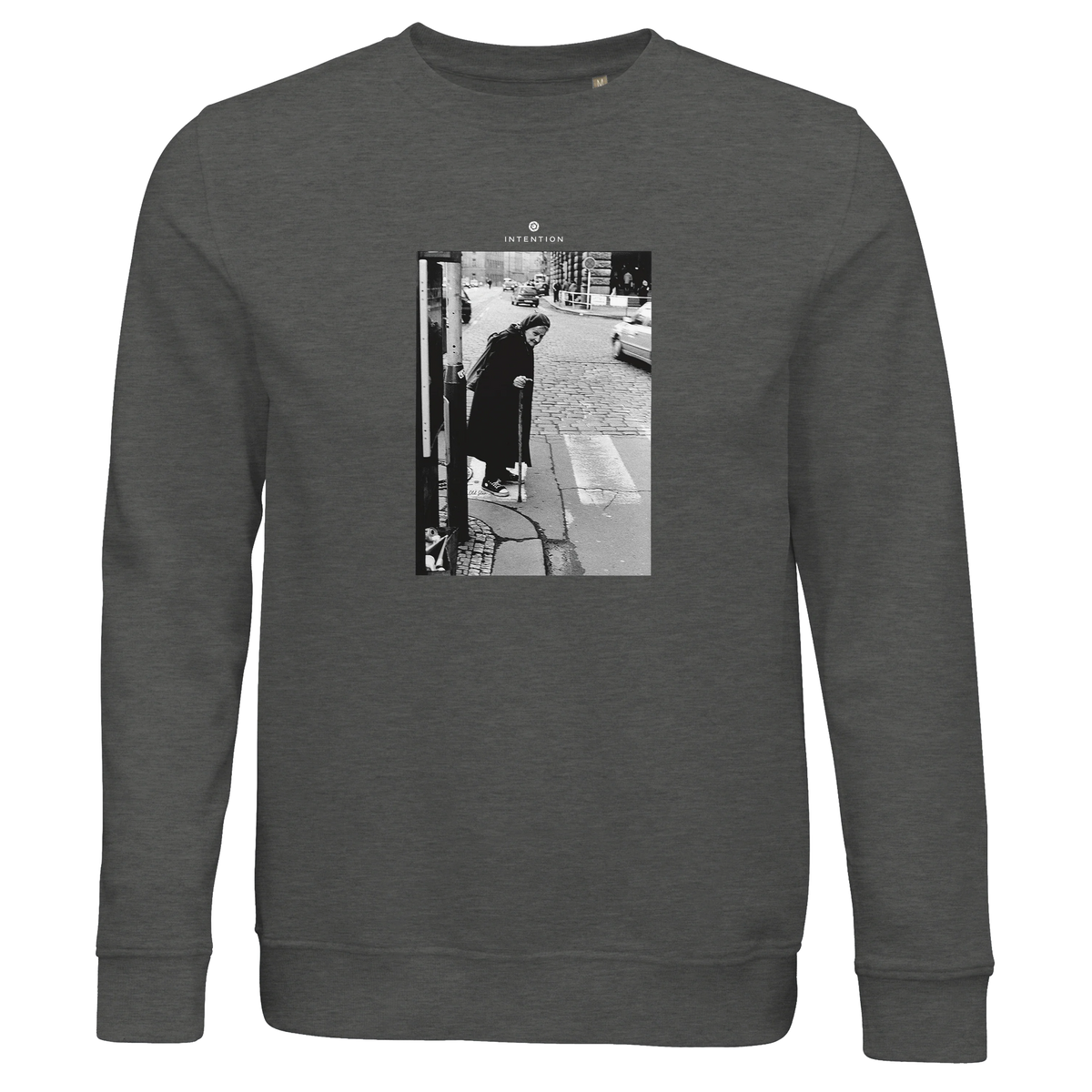 Respect - "Old Star" Sweatshirt Grey Melange 1
