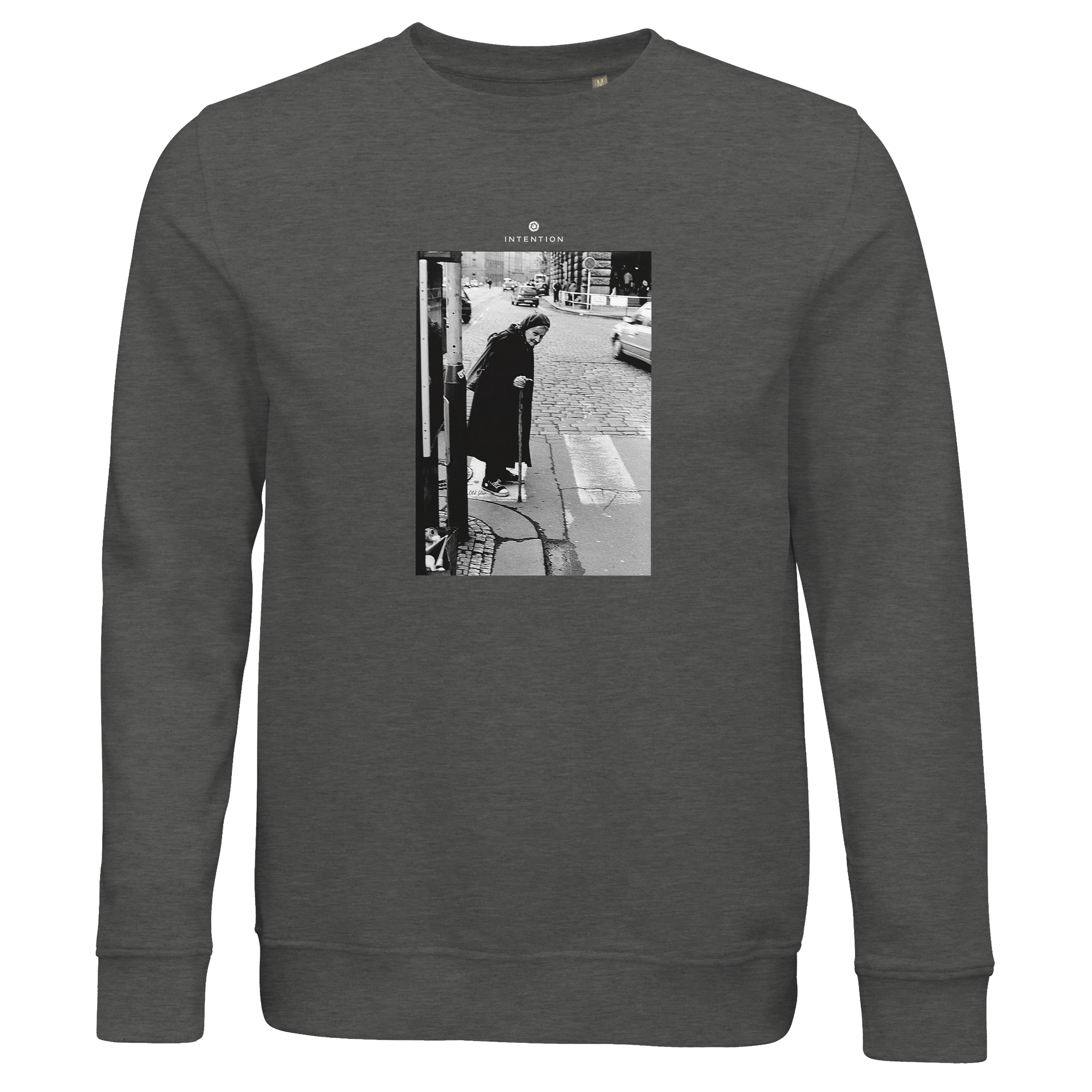 Respect - "Old Star" Sweatshirt Grey Melange 1