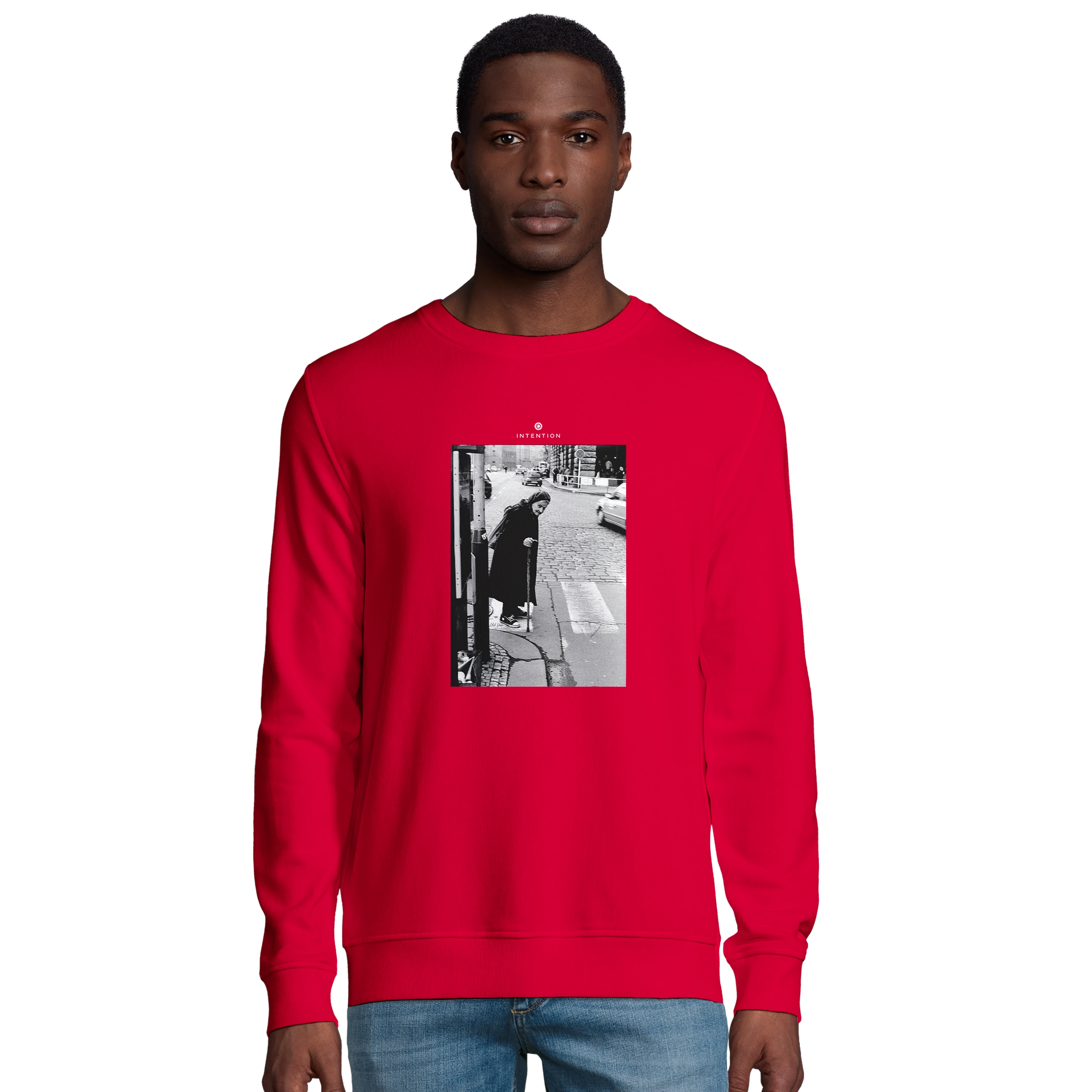 Respect - "Old Star" Sweatshirt Red 4