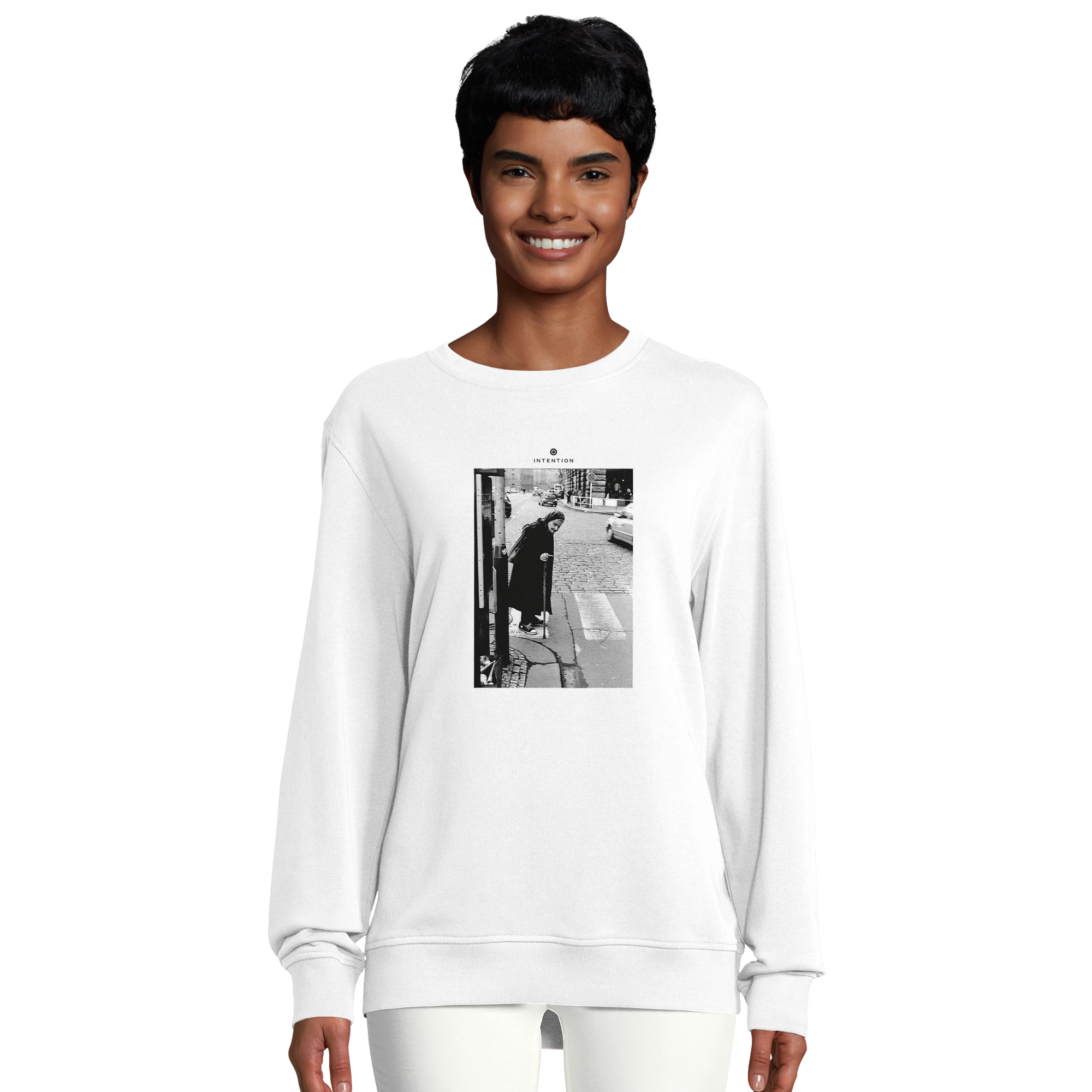 Respect - "Old Star" Sweatshirt White 6