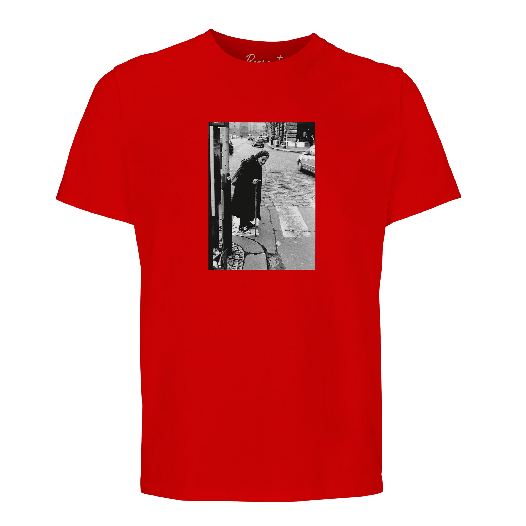 Respect - "Old Star" T-shirt Bright Red 1