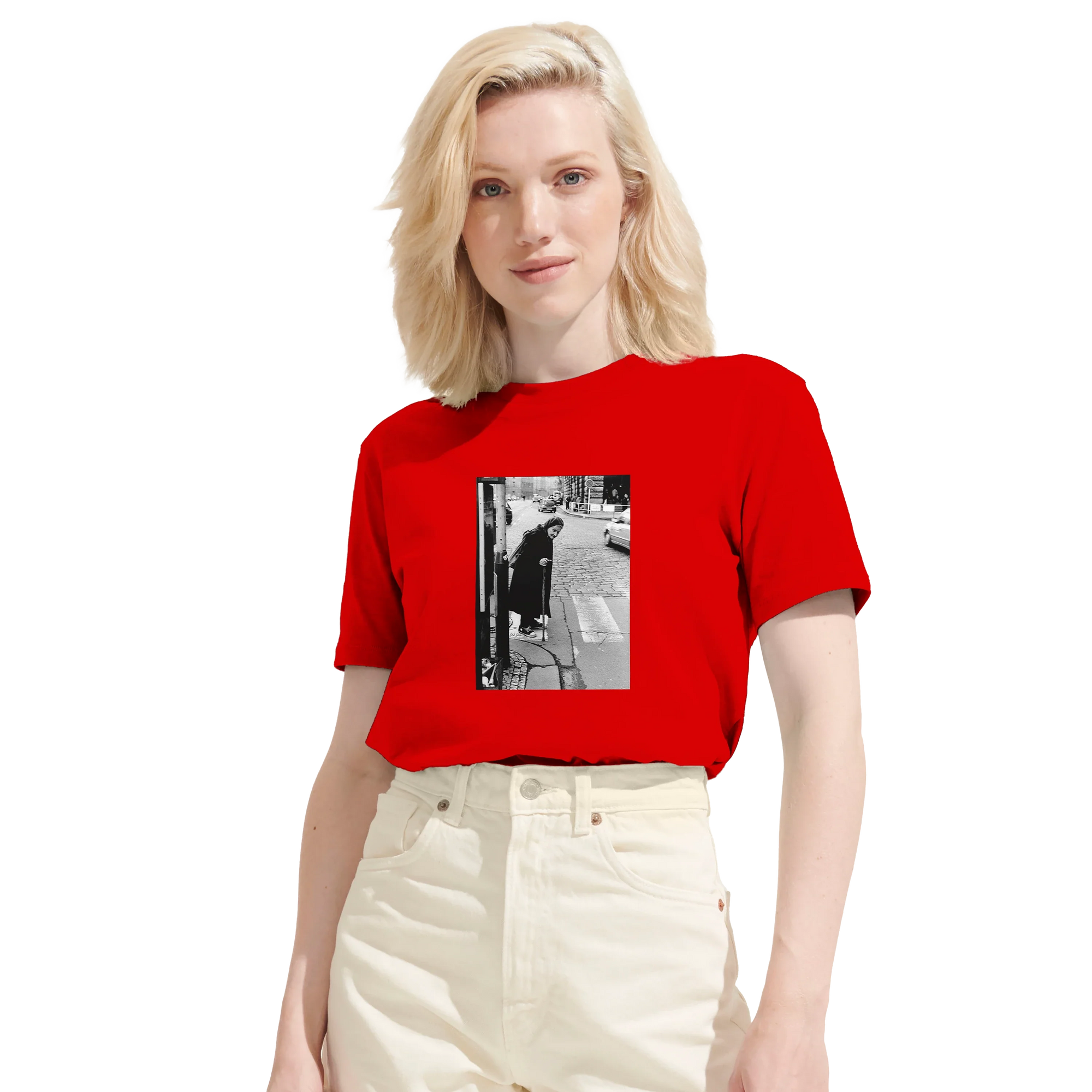 Respect - "Old Star" T-shirt Bright Red 6