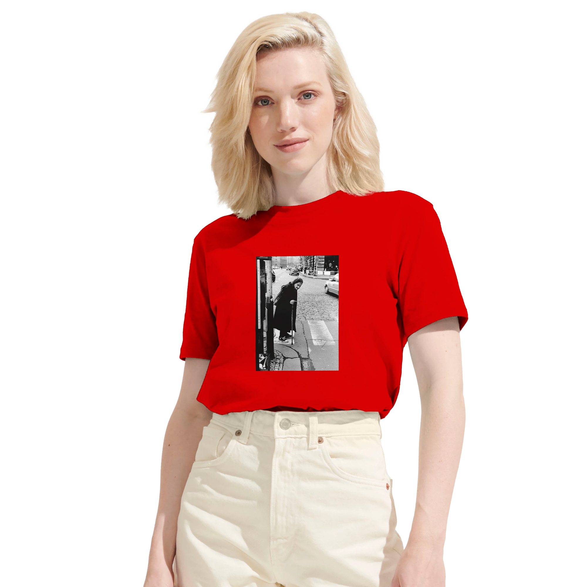 Respect - "Old Star" T-shirt Bright Red 6