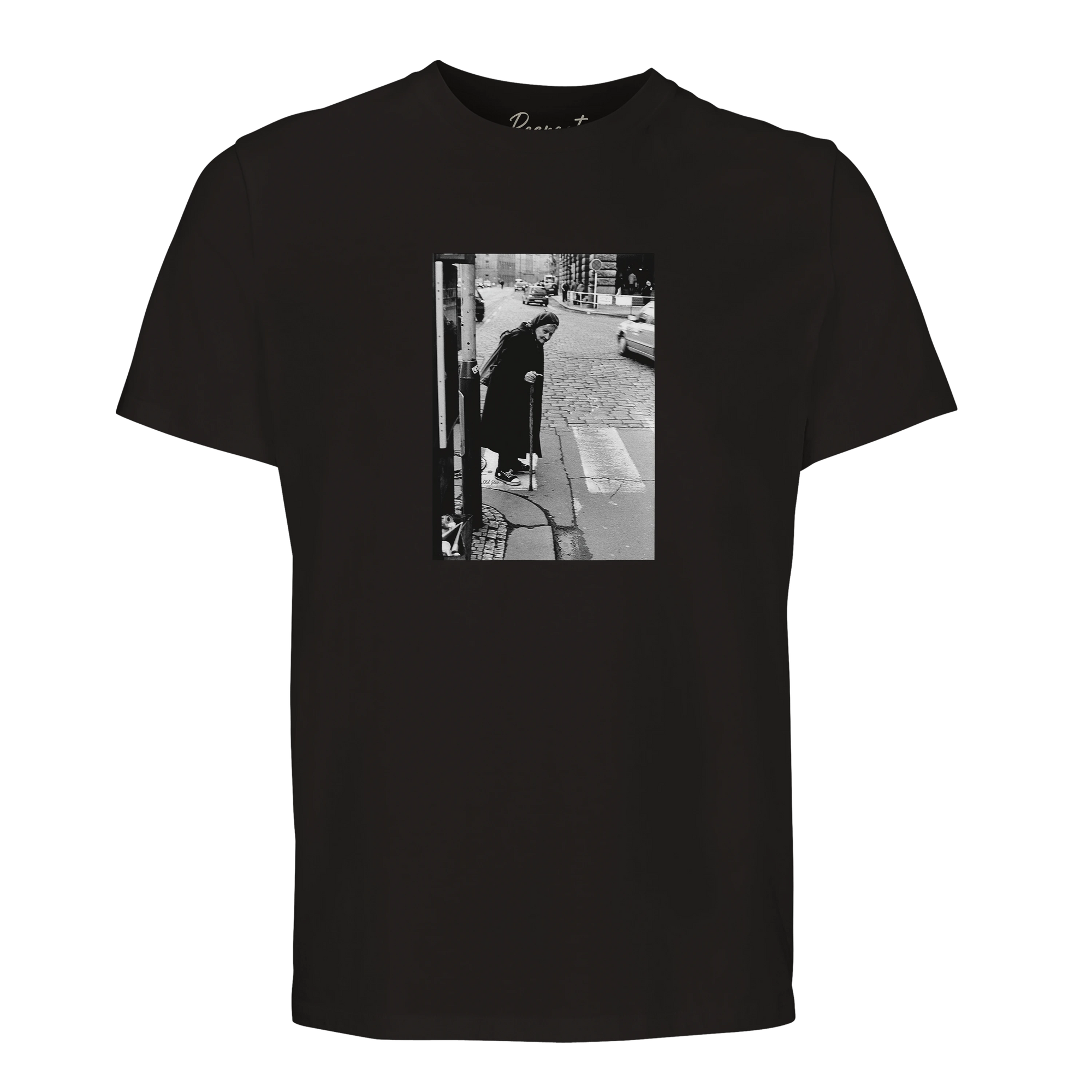 Respect - "Old Star" T-shirt Deep Black 1