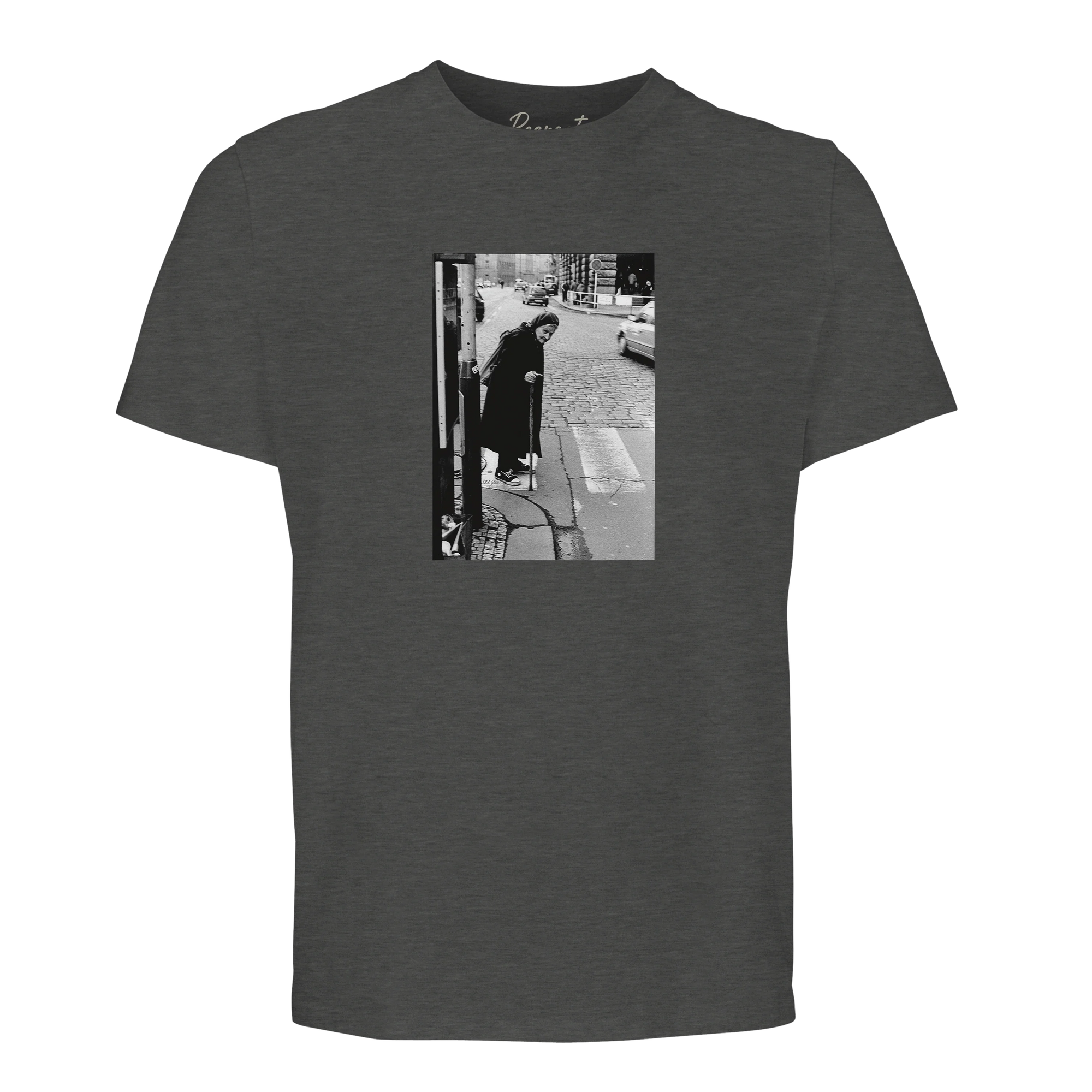 Respect - "Old Star" T-shirt Grey Melange 1