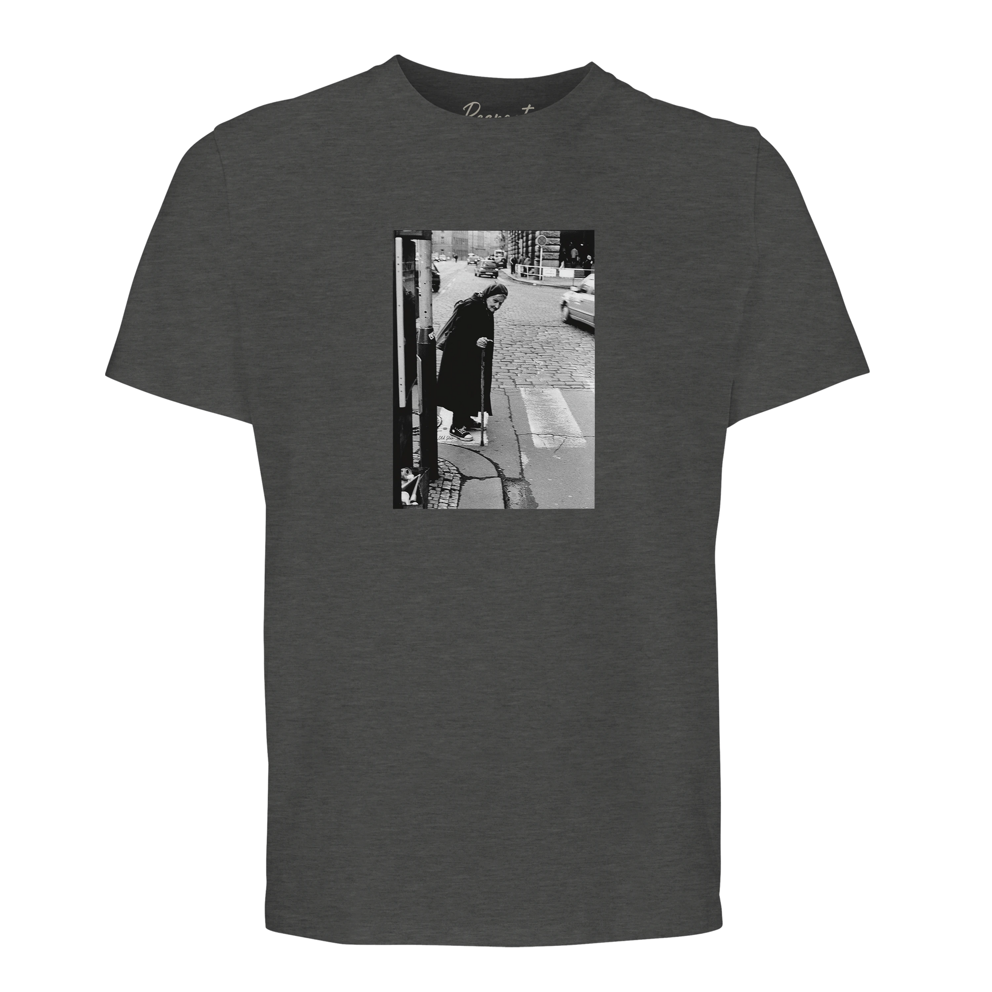 Respect - "Old Star" T-shirt Grey Melange 1