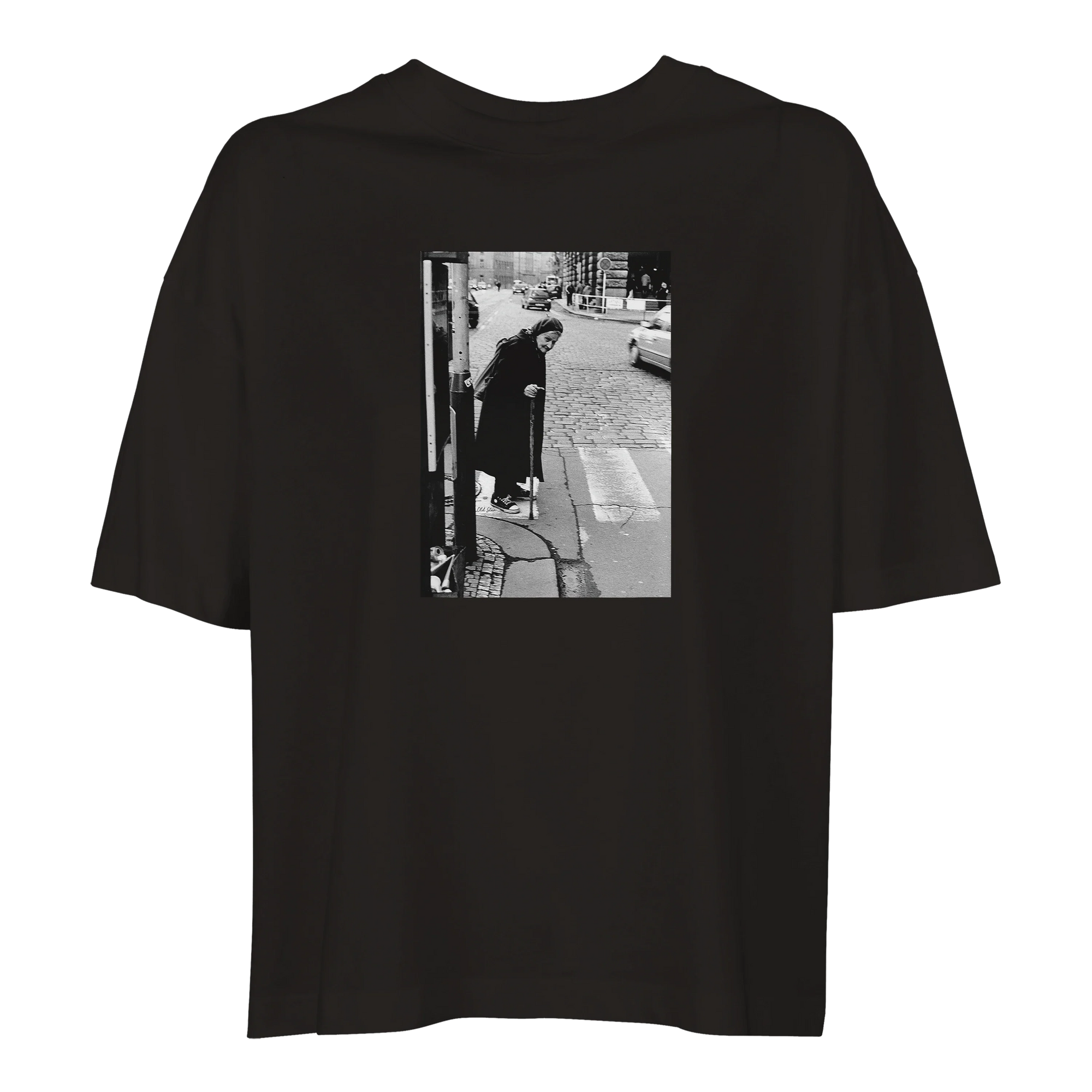 Respect - "Old Star" T-shirt Deep Black 1