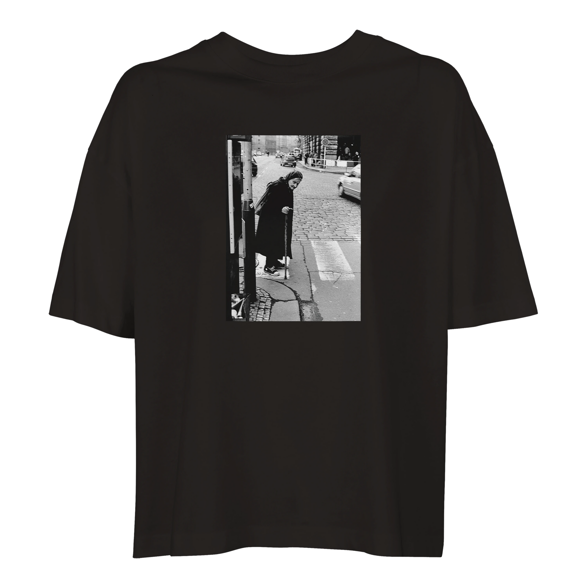 Respect - "Old Star" T-shirt Deep Black 1