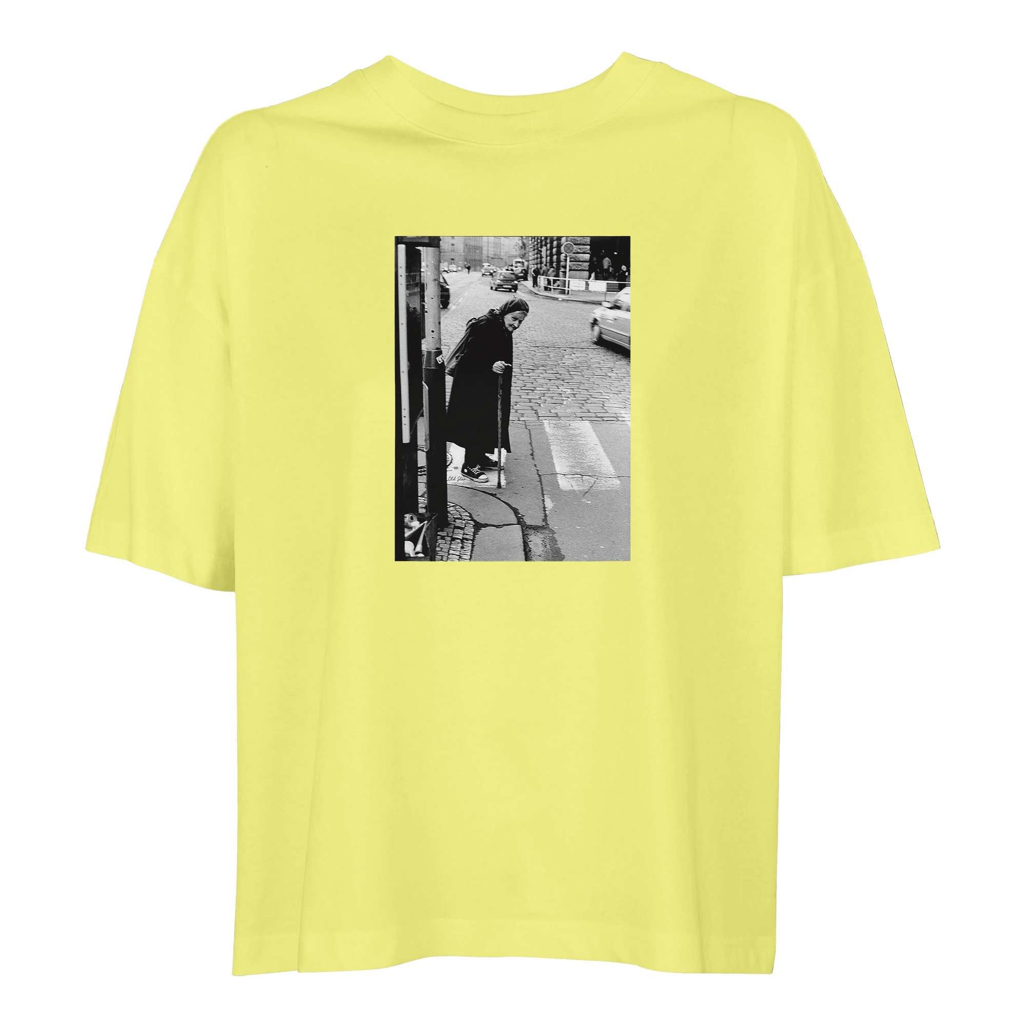 Respect - "Old Star" T-shirt Light Yellow 1