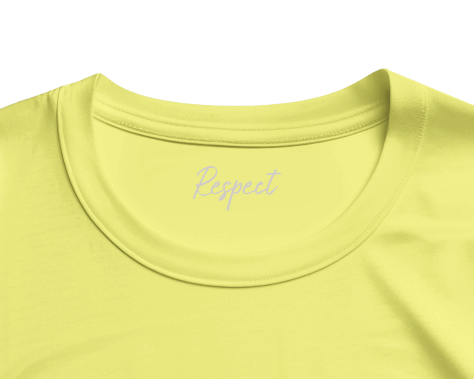 Respect - "Old Star" T-shirt Light Yellow 2