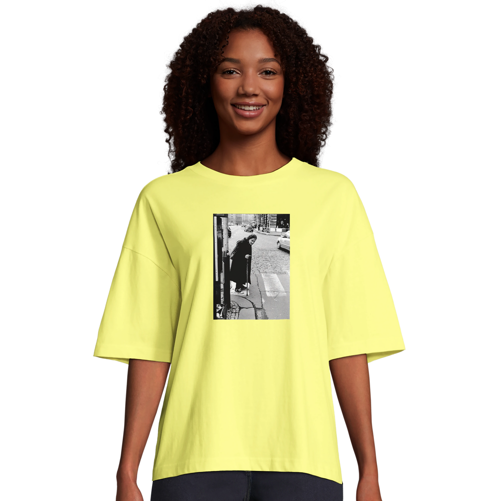 Respect - "Old Star" T-shirt Light Yellow 4