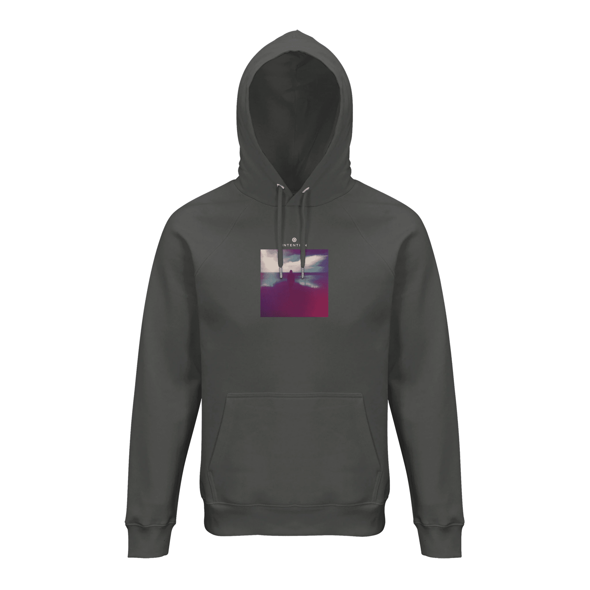 Serenity - "Indigo Sky" Hoodie charcoal melange XS 1
