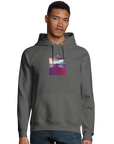 Serenity - "Indigo Sky" Hoodie charcoal melange XS 3