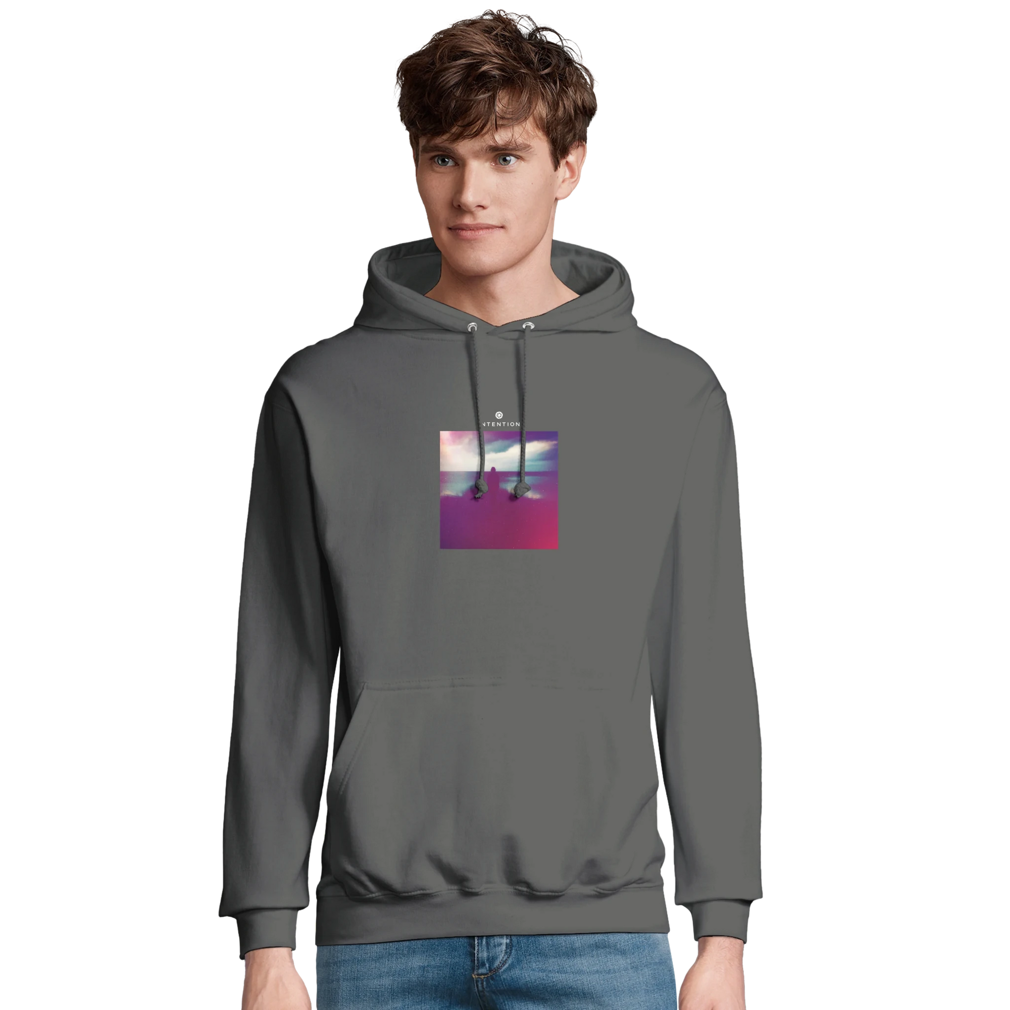 Serenity - "Indigo Sky" Hoodie charcoal melange XS 41