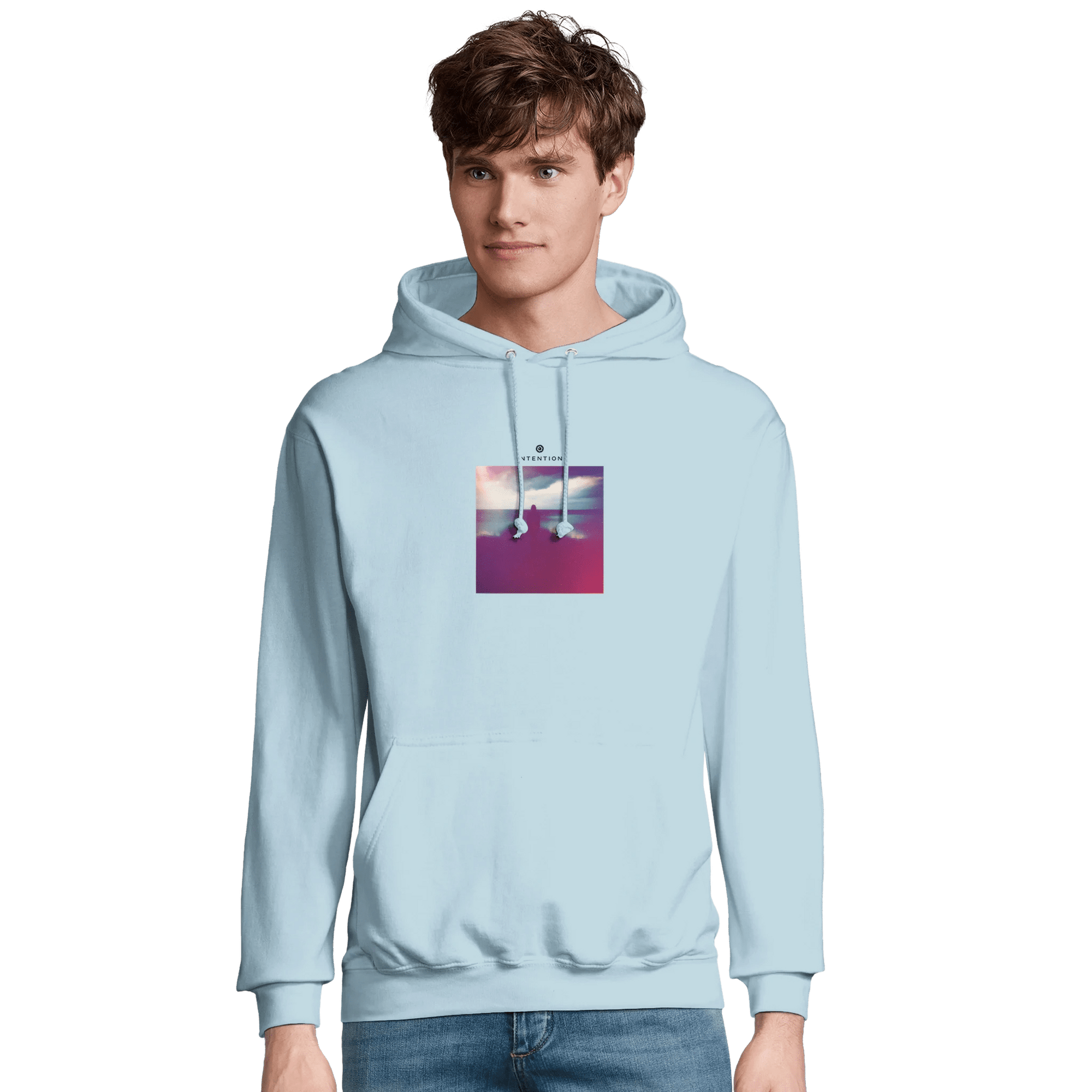 Serenity - "Indigo Sky" Hoodie creamy blue XS 6