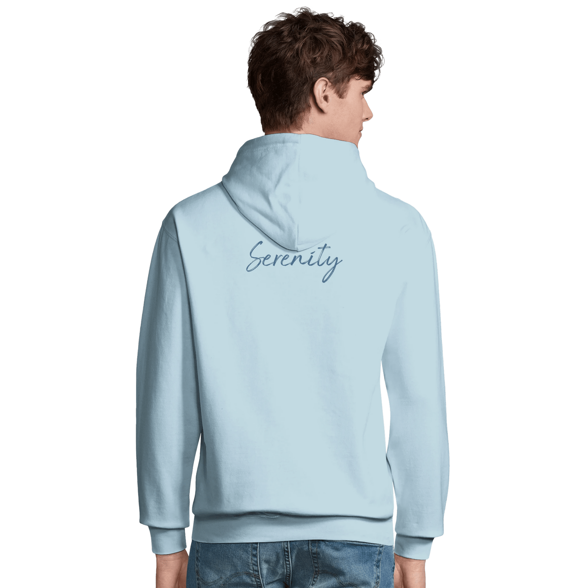 Serenity - "Indigo Sky" Hoodie creamy blue XS 7