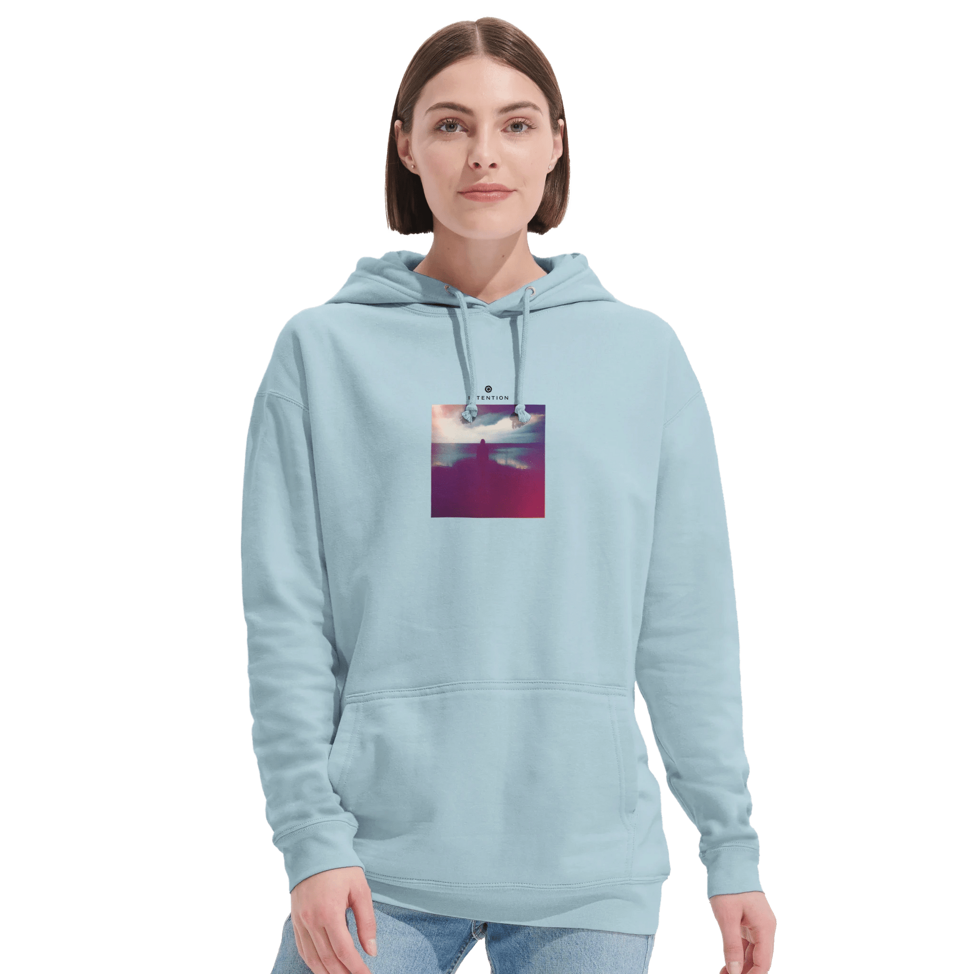 Serenity - "Indigo Sky" Hoodie creamy blue XS 8