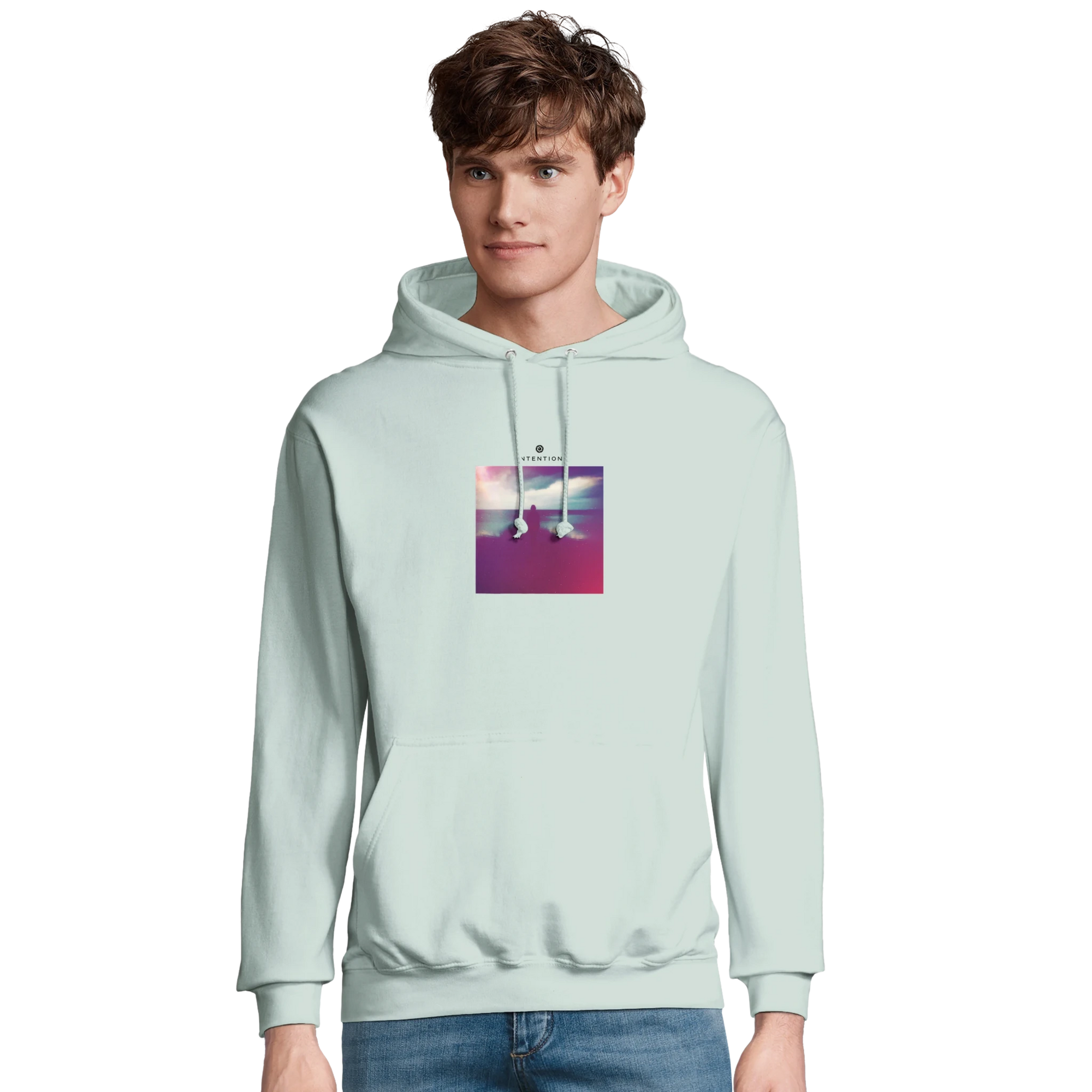 Serenity - "Indigo Sky" Hoodie creamy green XS 21