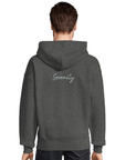 Serenity - "Indigo Sky" Hoodie Grey Melange XS 4