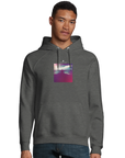 Serenity - "Indigo Sky" Hoodie Grey Melange XS 3