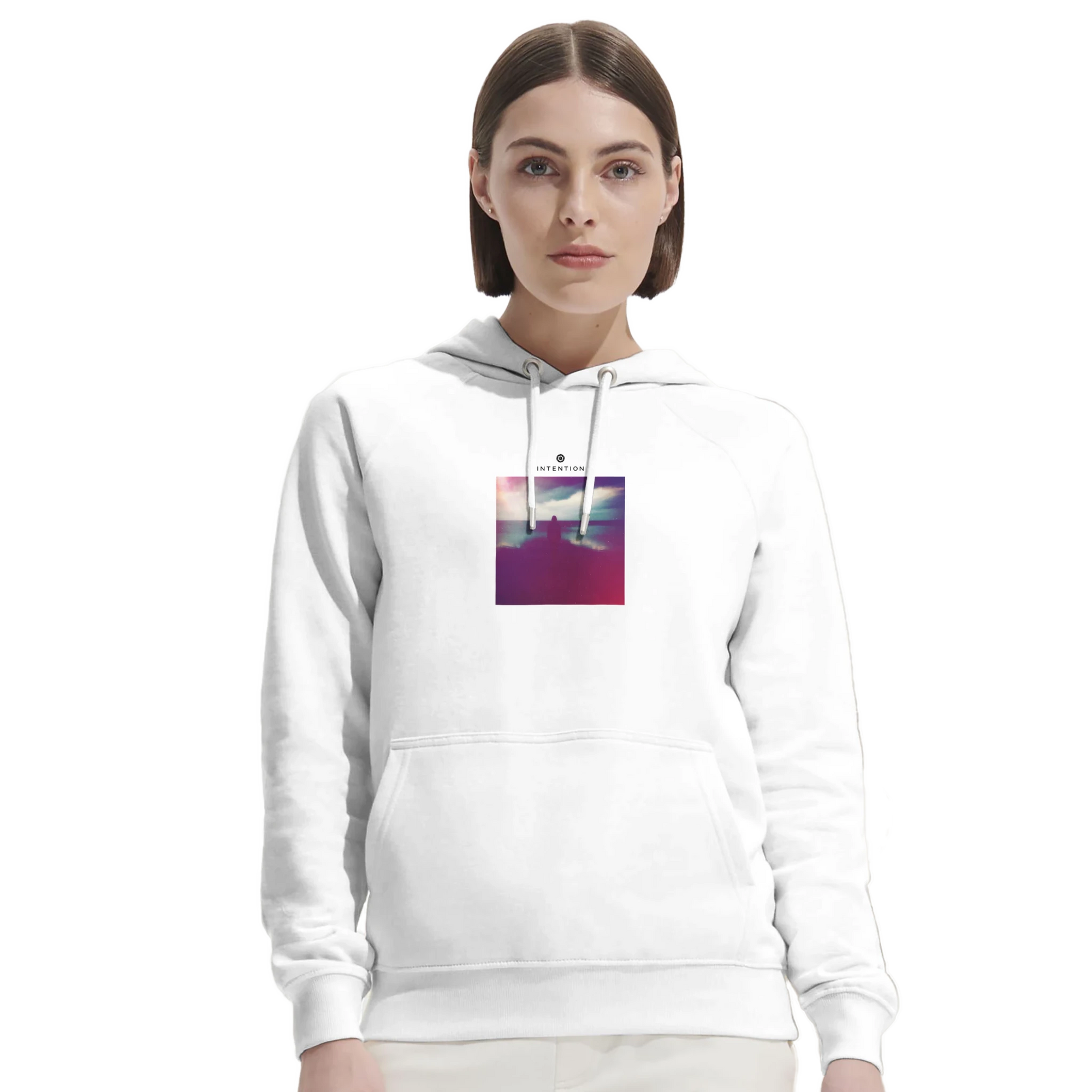Serenity - "Indigo Sky" Hoodie White XS 5