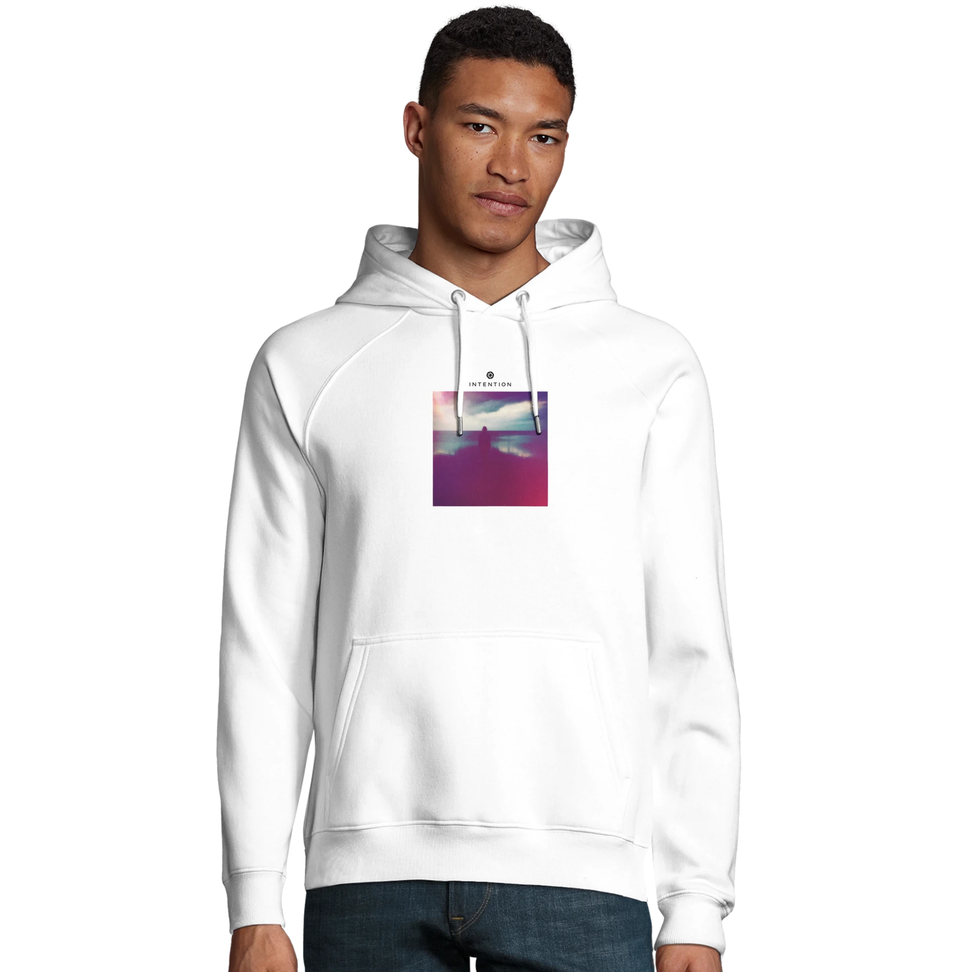 Serenity - "Indigo Sky" Hoodie White XS 3