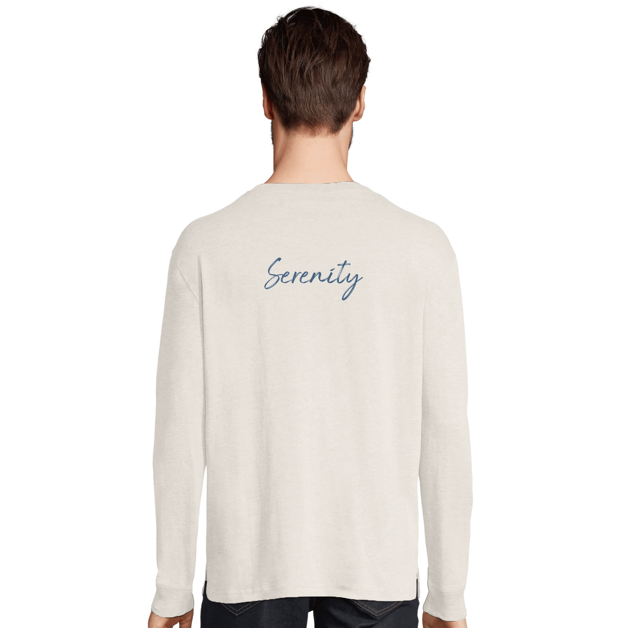 Serenity - "Indigo Sky" Long sleeve Off White XS 4