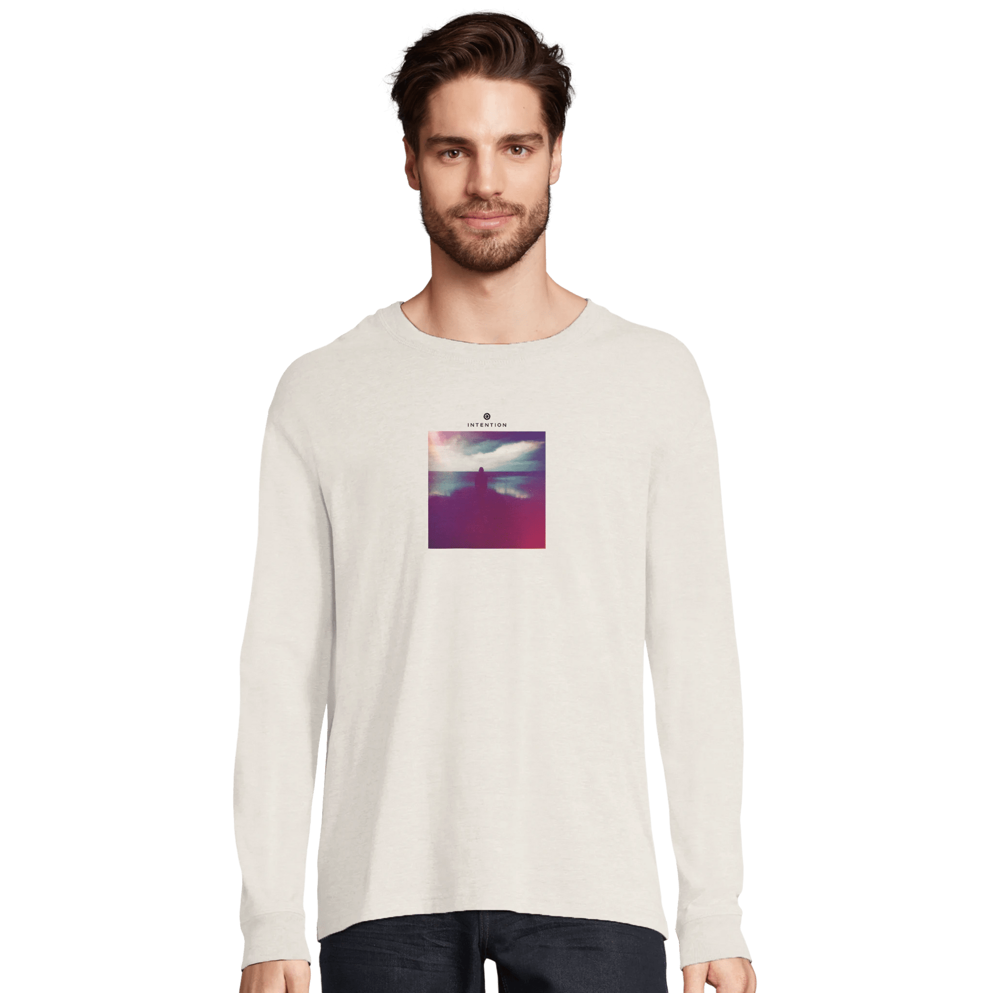 Serenity - "Indigo Sky" Long sleeve Off White XS 3