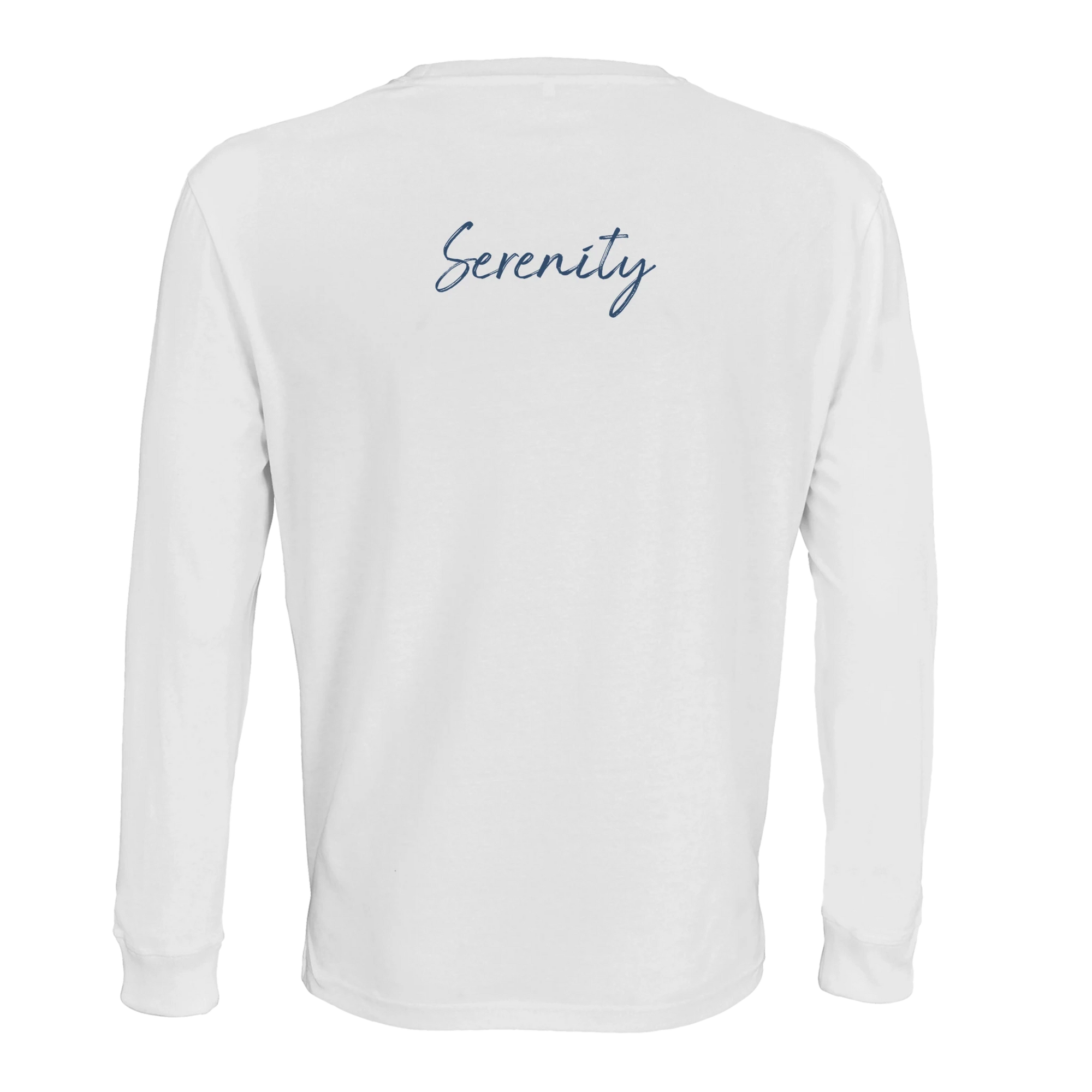 Serenity - "Indigo Sky" Long sleeve White XS 2