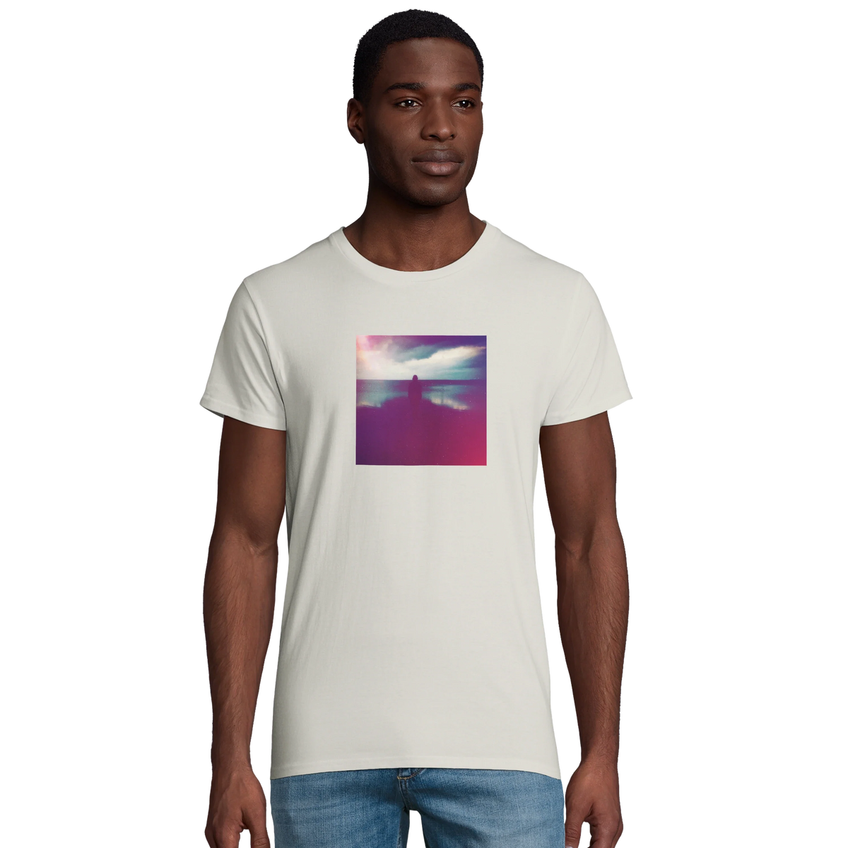 Serenity - "Indigo Sky" T-shirt Ash 4