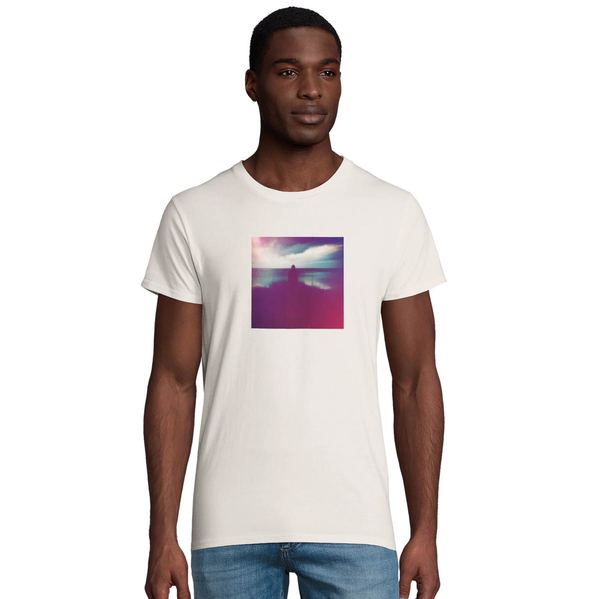 Serenity - "Indigo Sky" T-shirt Off White 4