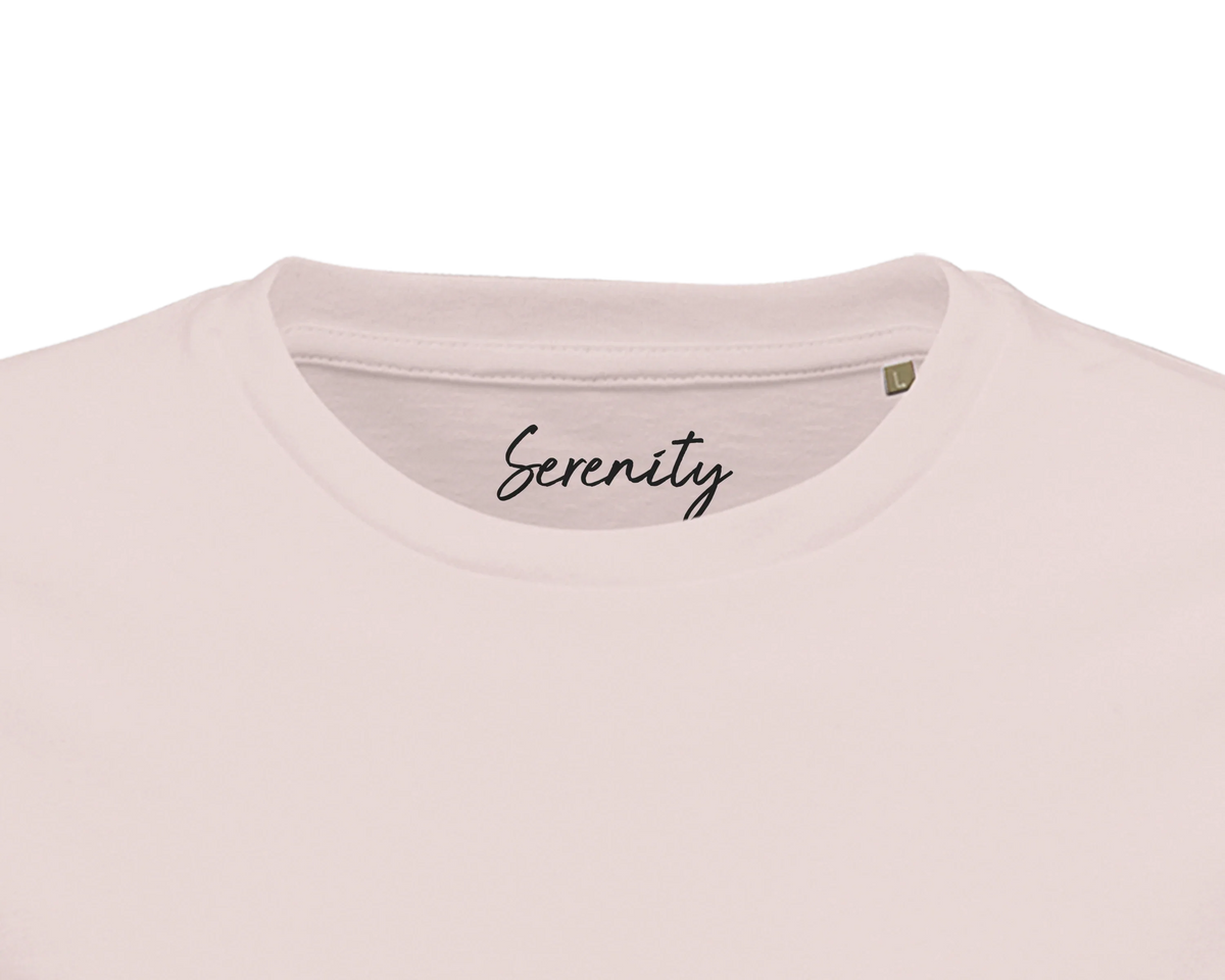 Serenity - "Indigo Sky" T-shirt Pale Pink 2