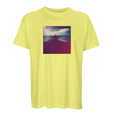 Serenity Indigo Sky Organic Men's Oversized T-shirt Light Yellow flat front