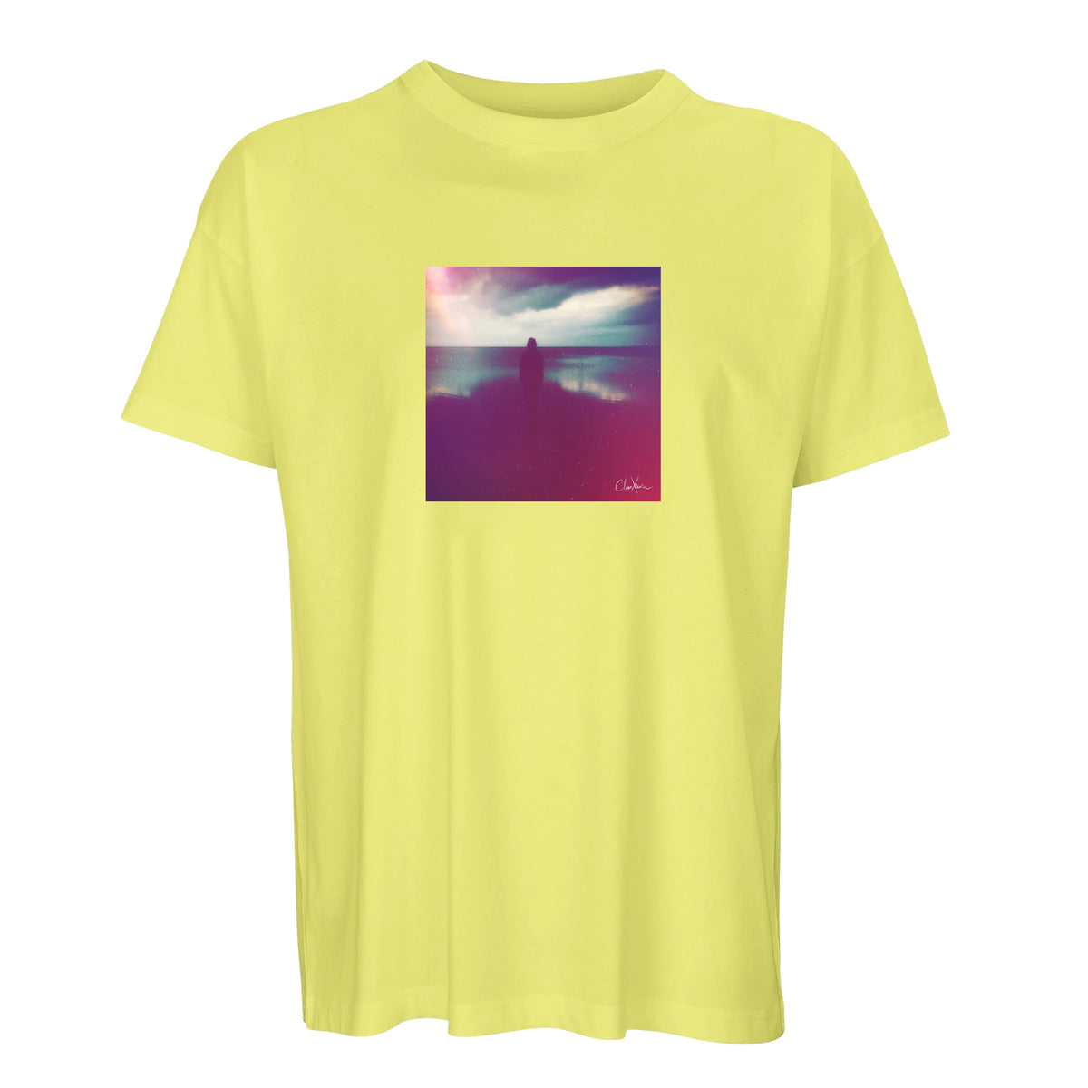 Serenity - "Indigo Sky" T-shirt Light Yellow 1
