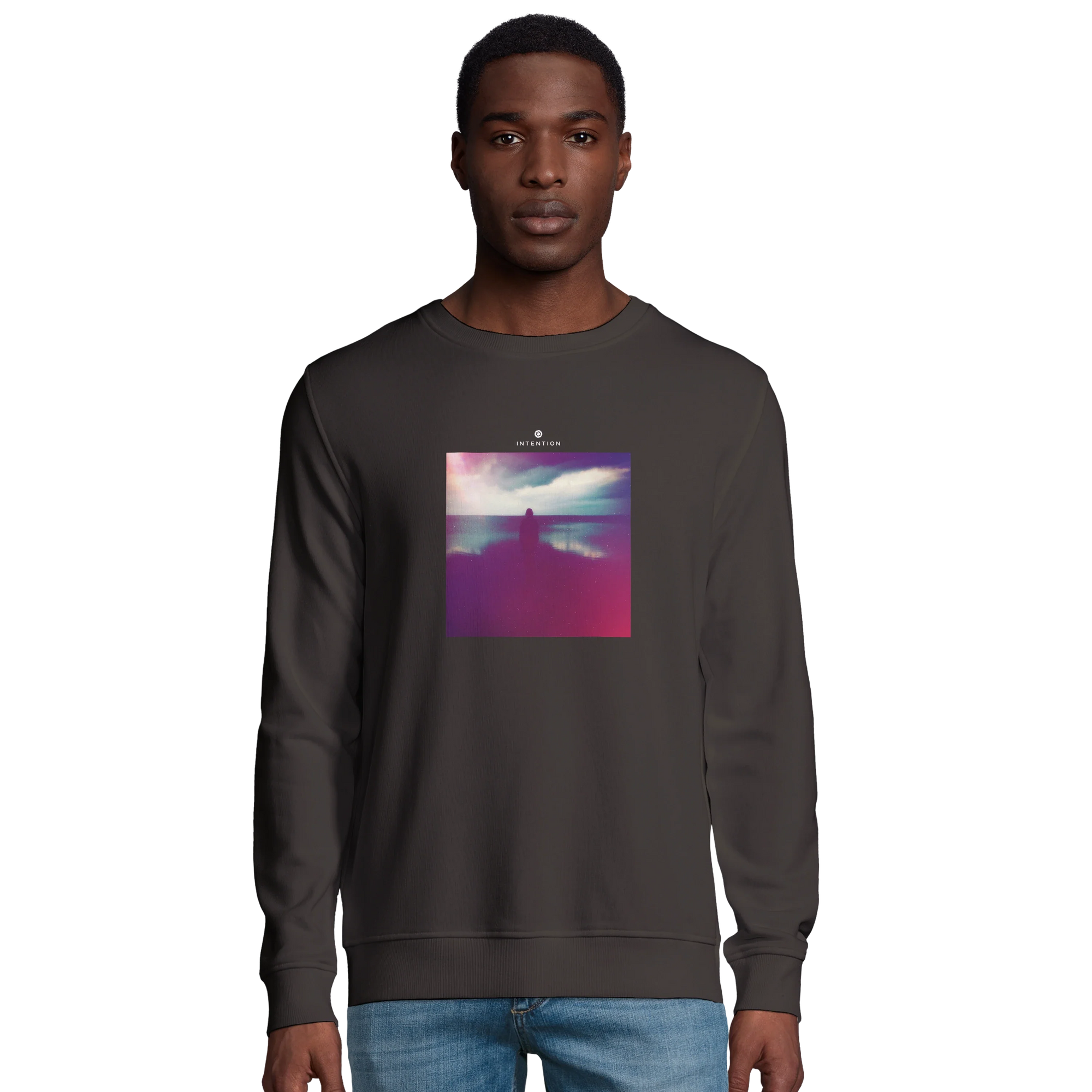 Serenity - "Indigo Sky" Sweatshirt deep charcoal grey 3