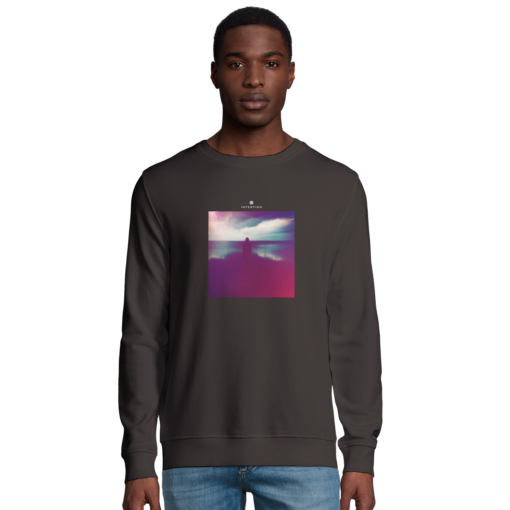 Serenity - "Indigo Sky" Sweatshirt deep charcoal grey 3