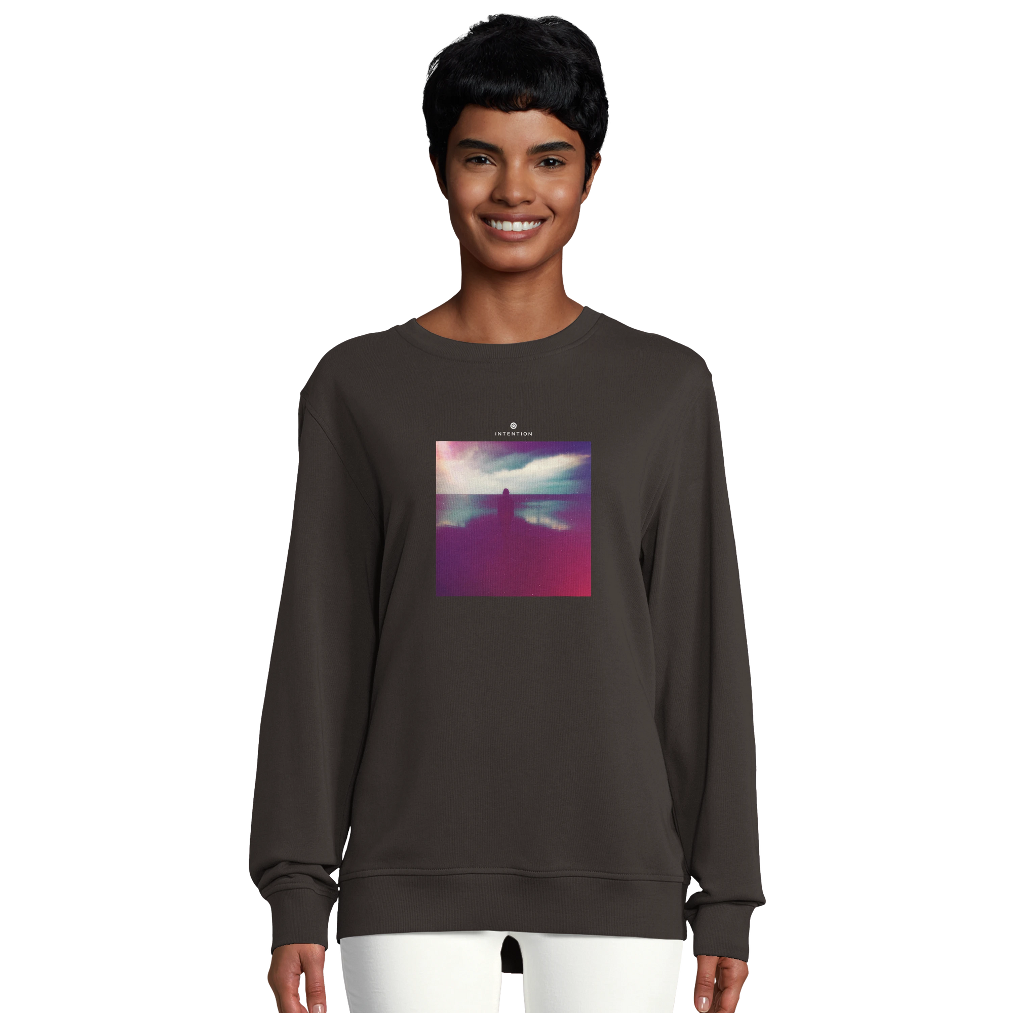 Serenity - "Indigo Sky" Sweatshirt deep charcoal grey 5