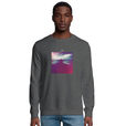 Serenity - "Indigo Sky" Sweatshirt Grey Melange 3