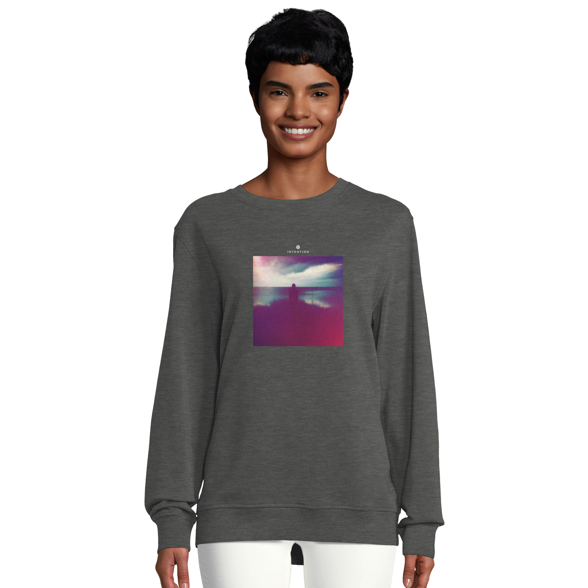 Serenity - "Indigo Sky" Sweatshirt Grey Melange 5