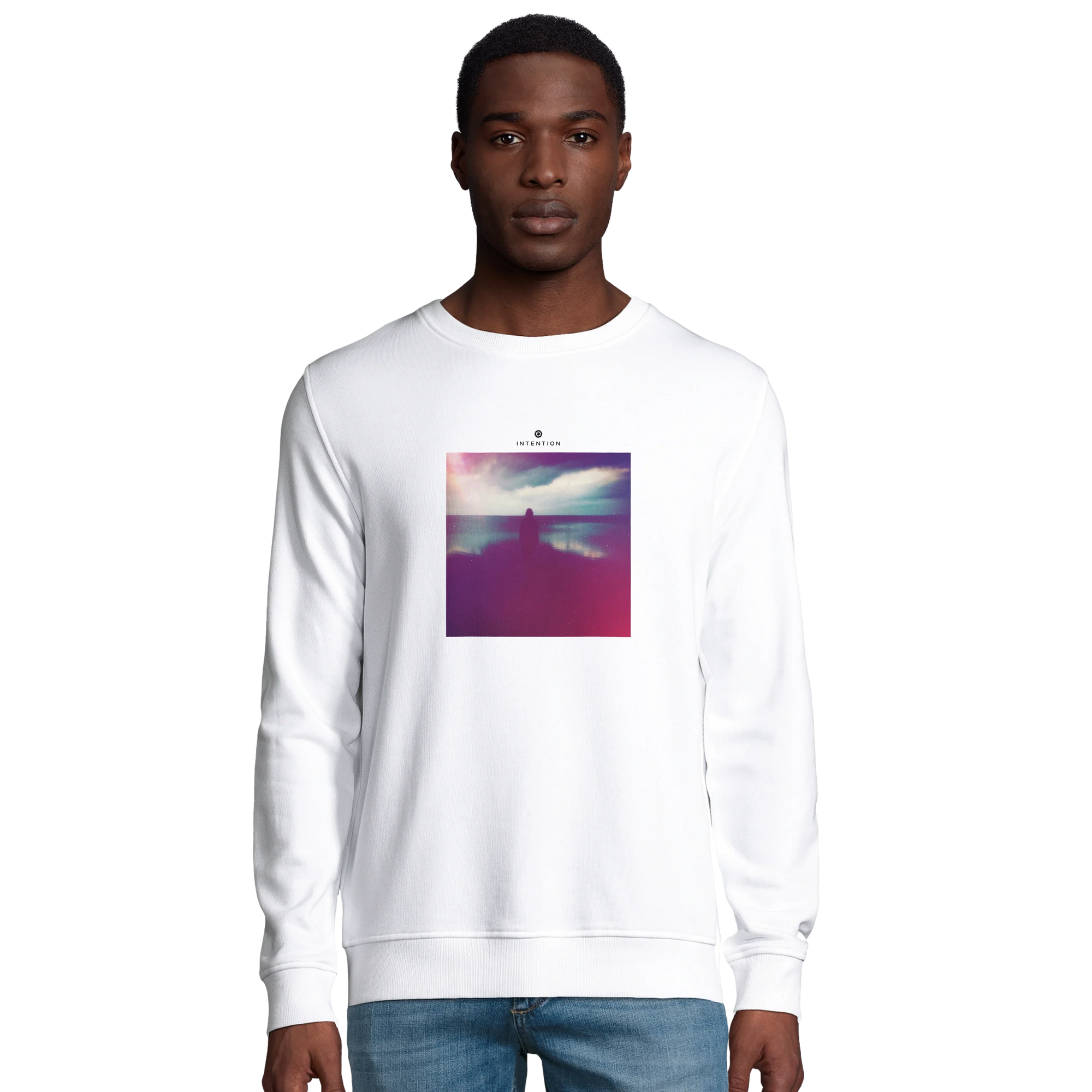 Serenity - "Indigo Sky" Sweatshirt White 3