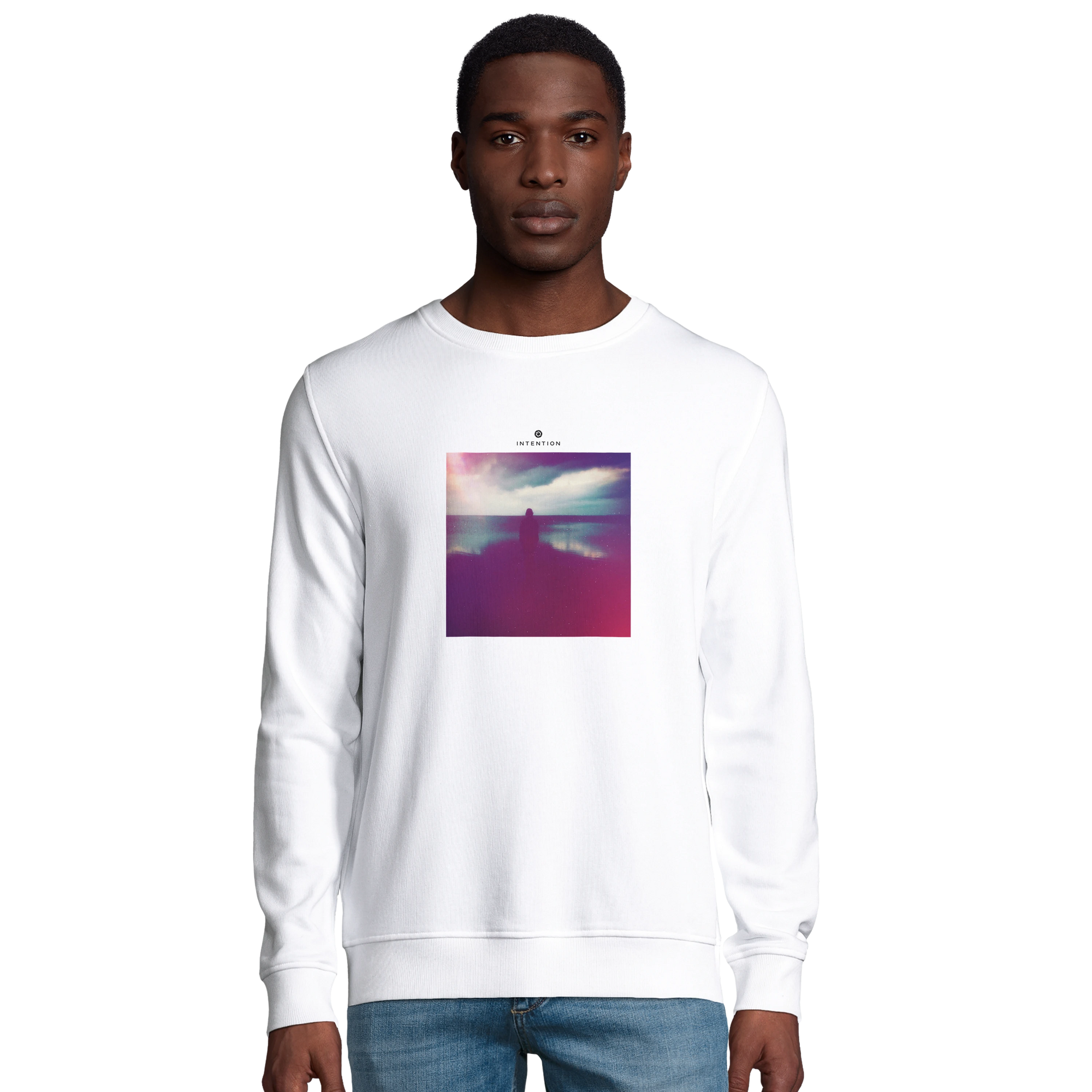 Serenity - "Indigo Sky" Sweatshirt White 3