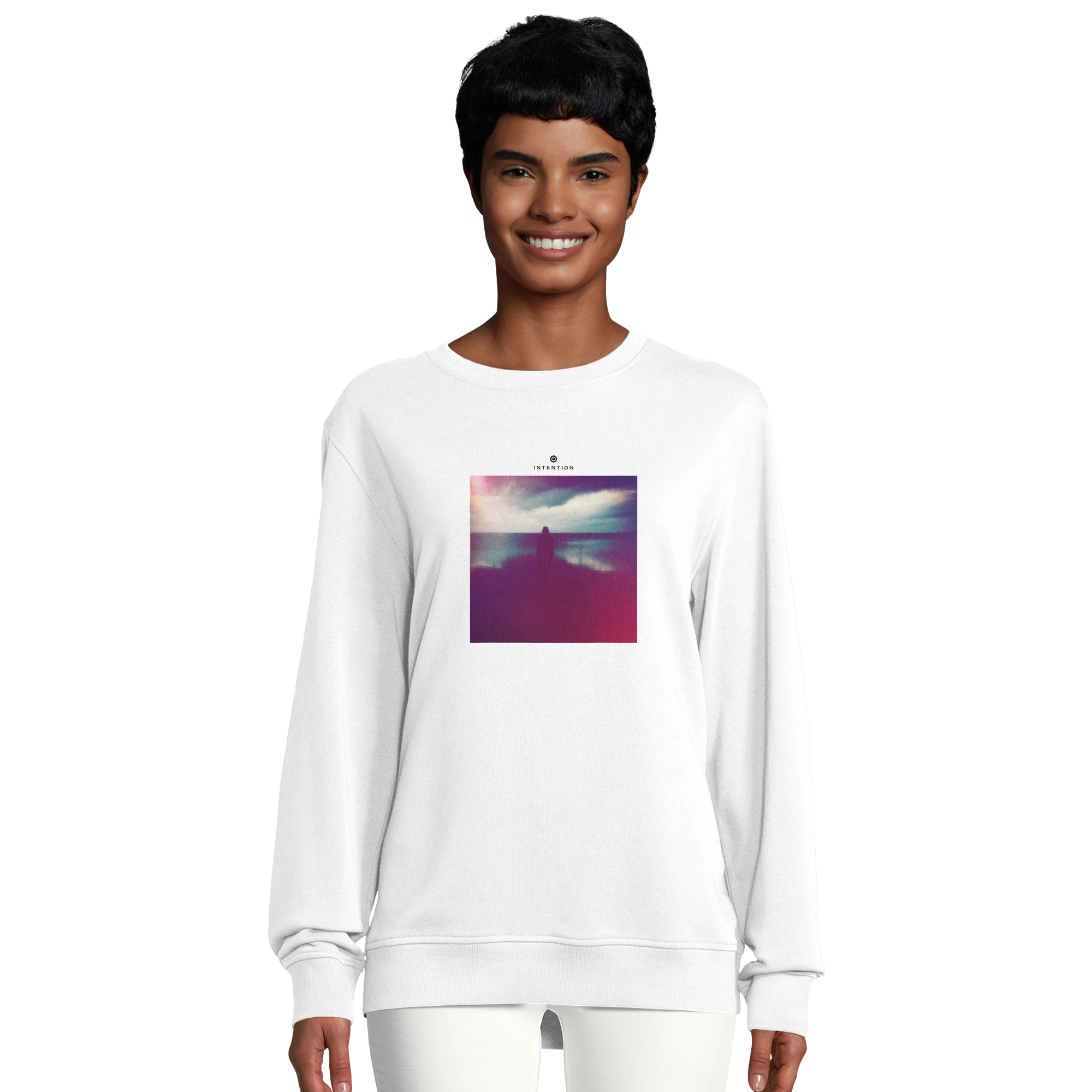 Serenity - "Indigo Sky" Sweatshirt White 5