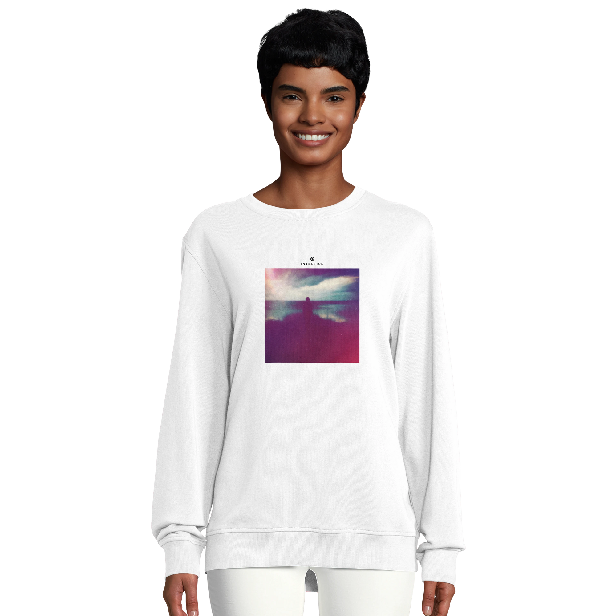 Serenity - "Indigo Sky" Sweatshirt White 5