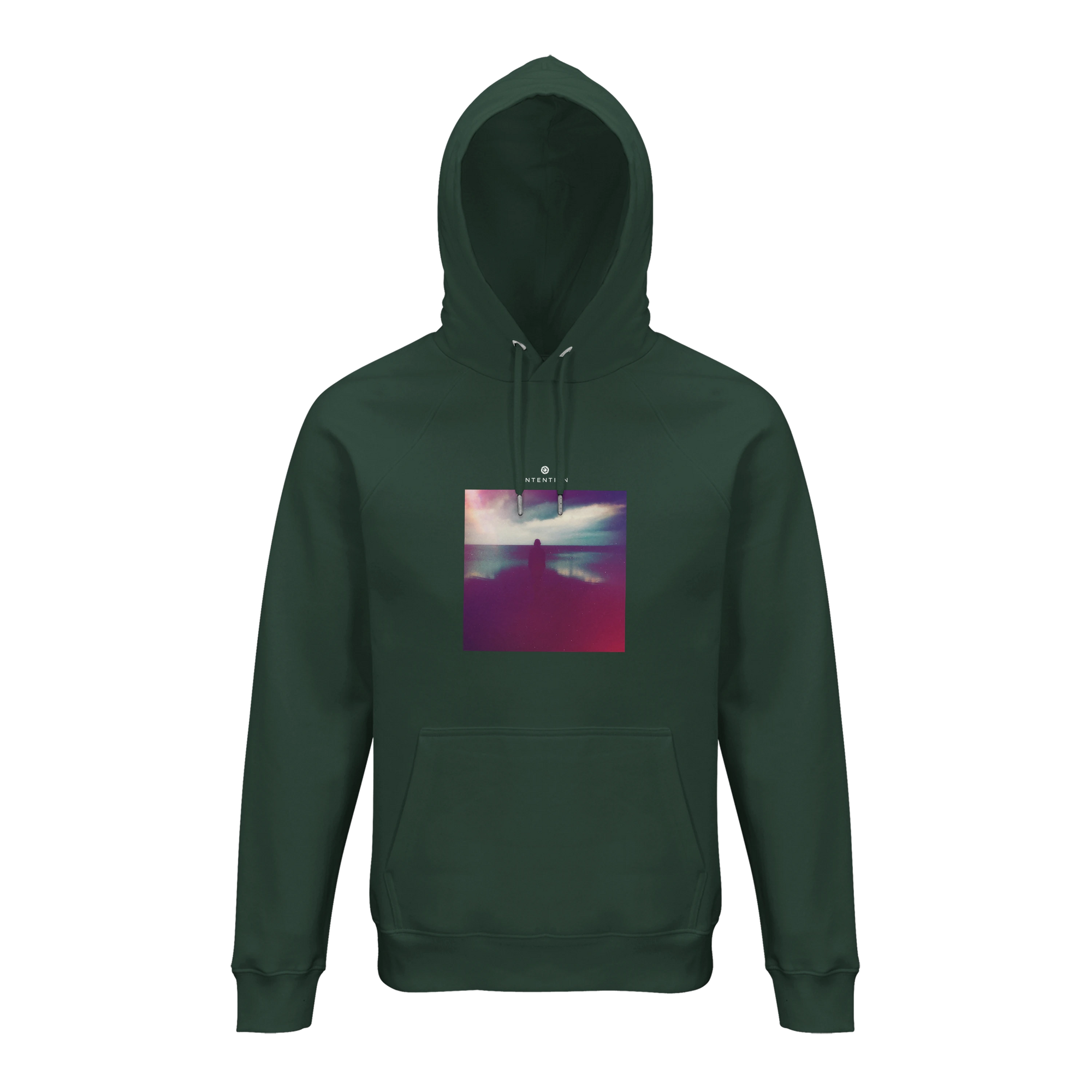 Serenity - "Indigo Sky" Hoodie Bottle Green 1