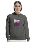 Serenity - "Indigo Sky" Hoodie charcoal melange 5